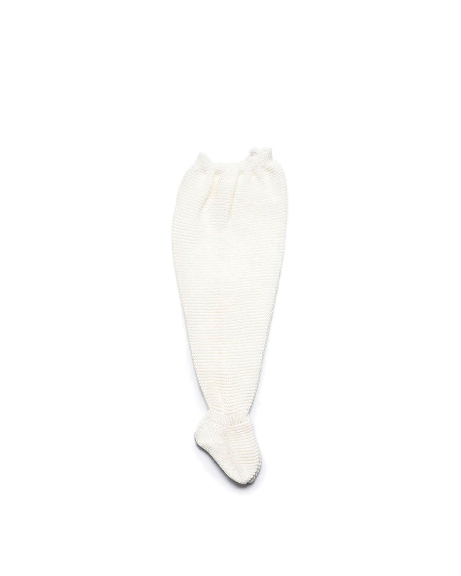 KNITTED LIN BABY LEGGINGS
