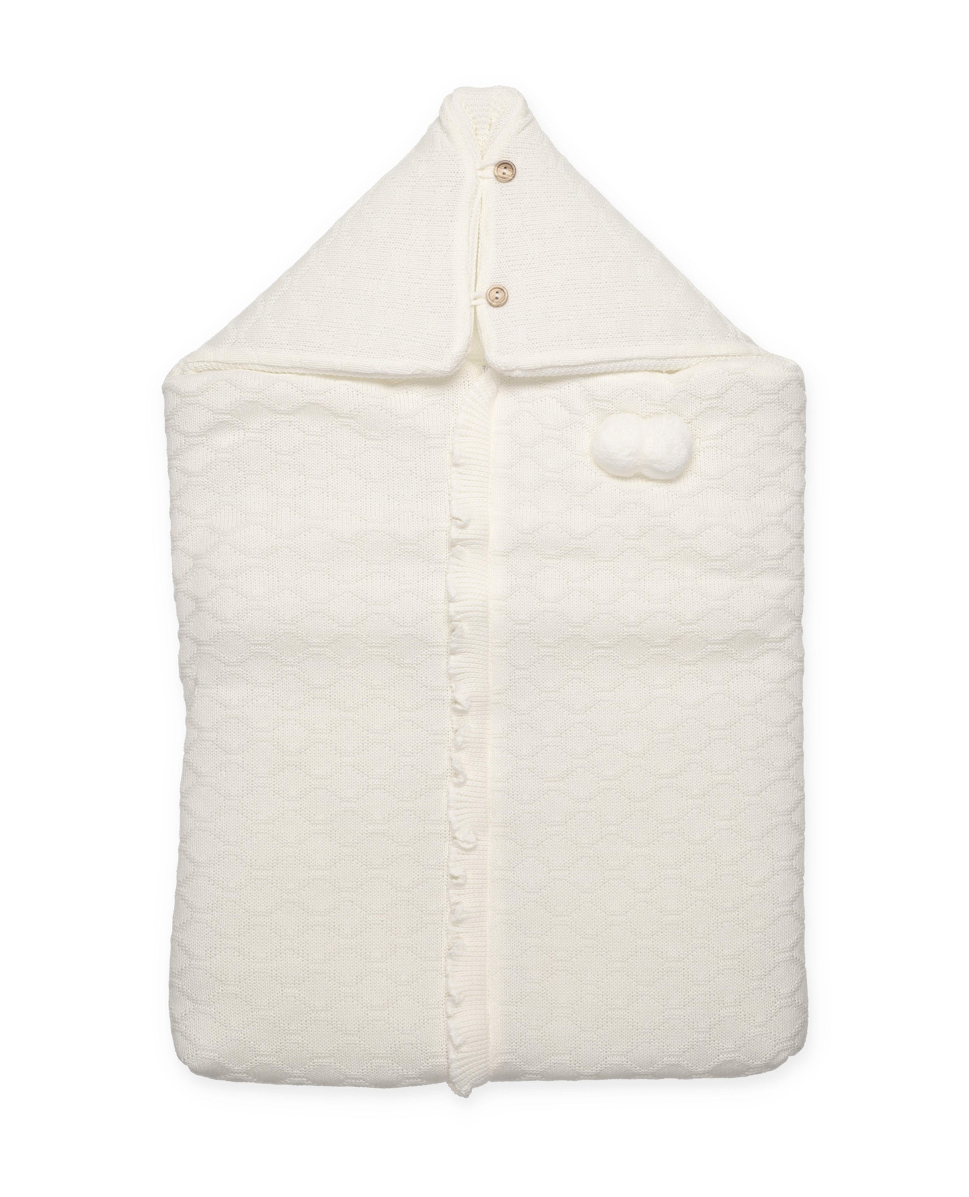 GIACCA A ROMBI SEMPLICI CON CAPPUCCIO