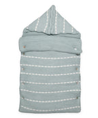 SACK WITH CHAIN PATTERNS AND BUTTONS 