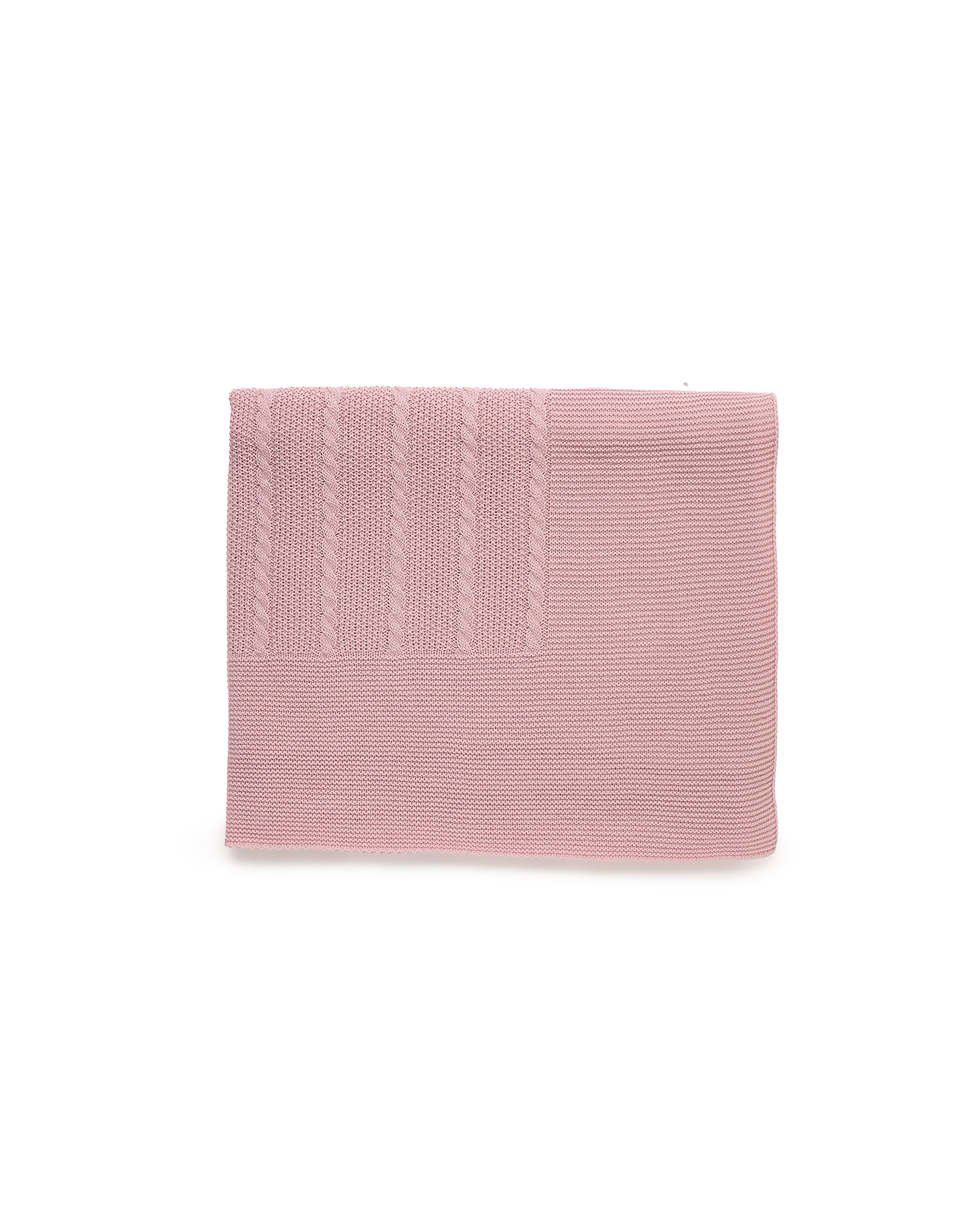 COPERTA CON TRECCE VERTICALI