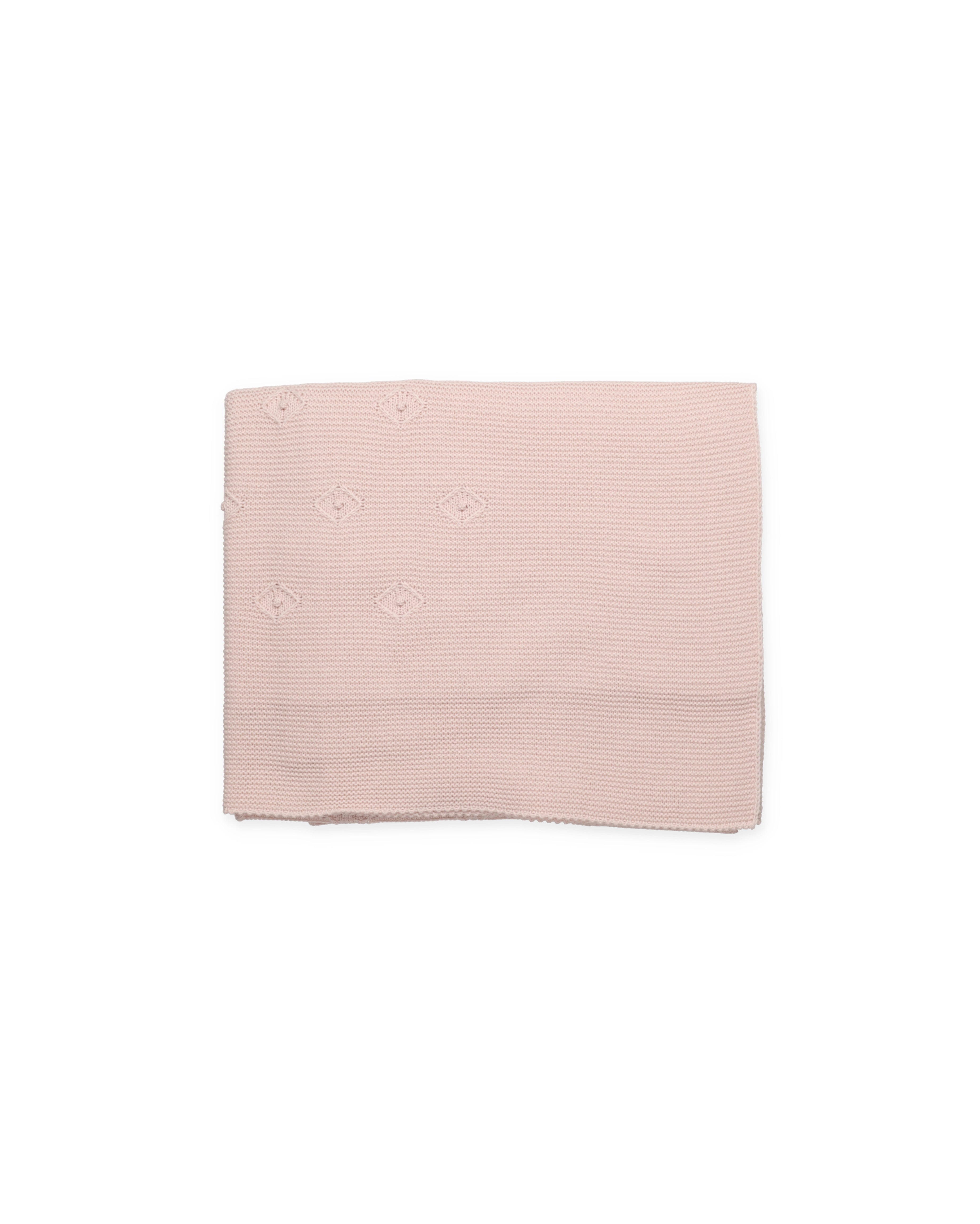 LIN BLANKET WITH DIAMOND PATTERN 