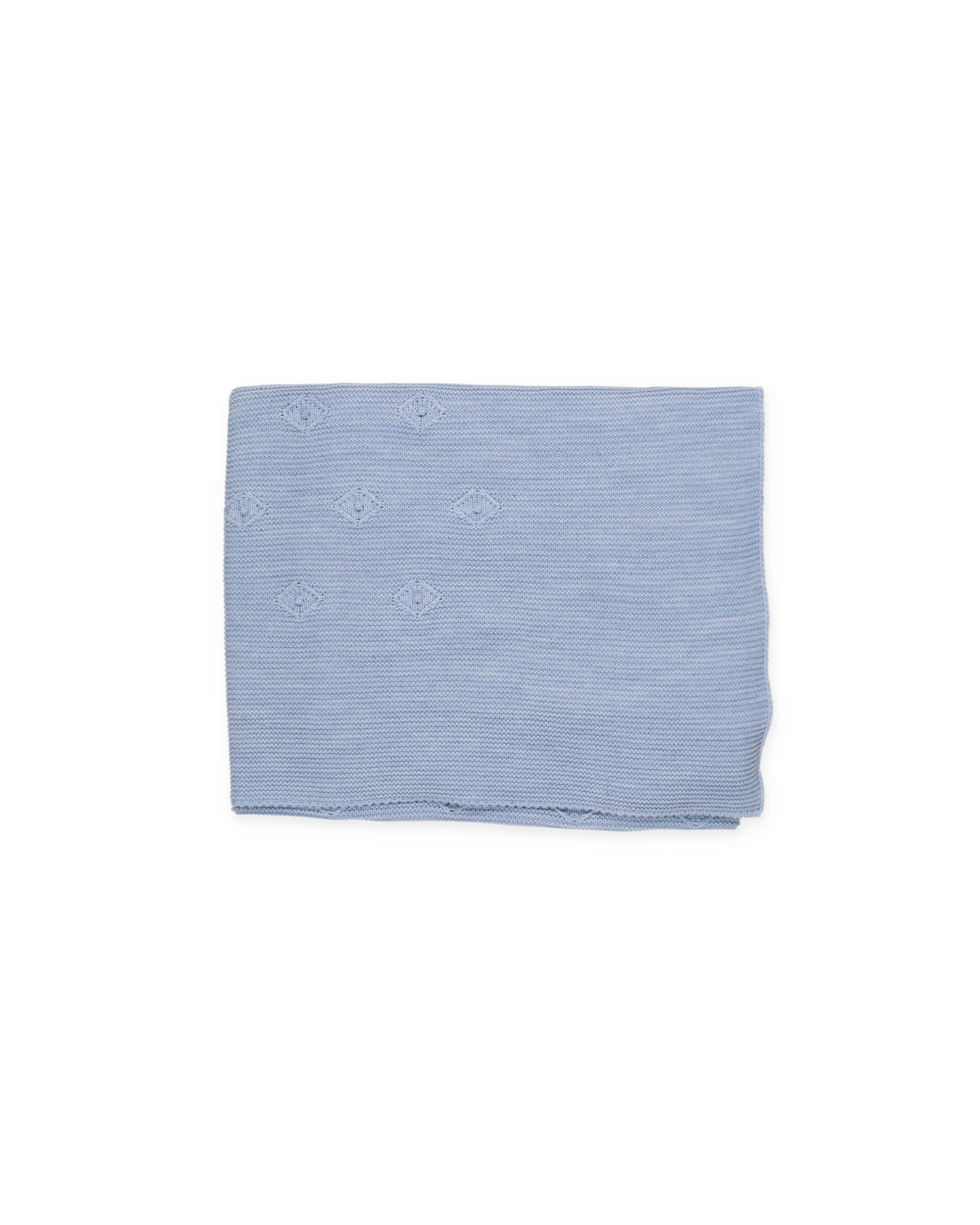LIN BLANKET WITH DIAMOND PATTERN 