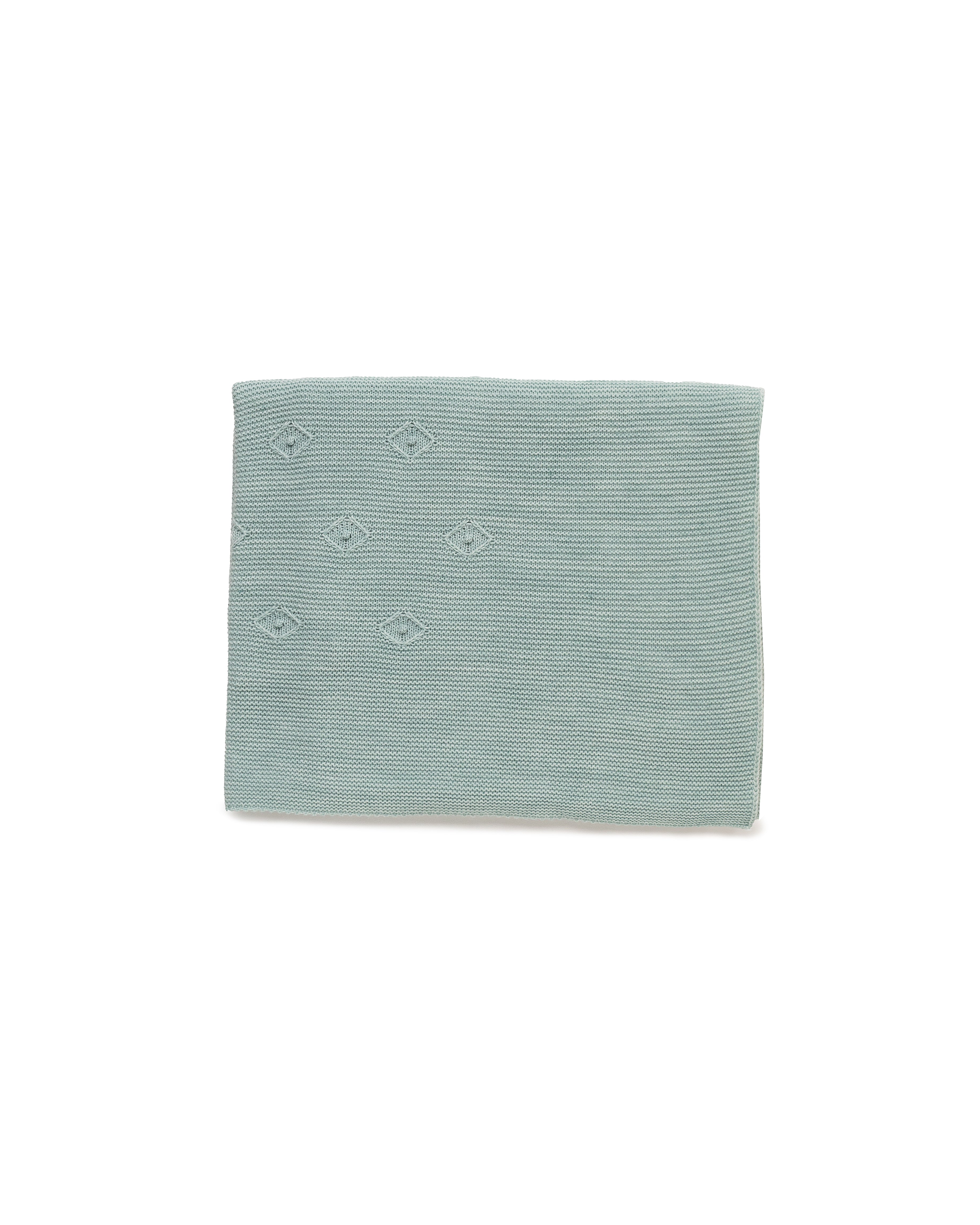 LIN BLANKET WITH DIAMOND PATTERN 