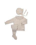 CONJUNTO 3.P TRENZAS VERTICALES