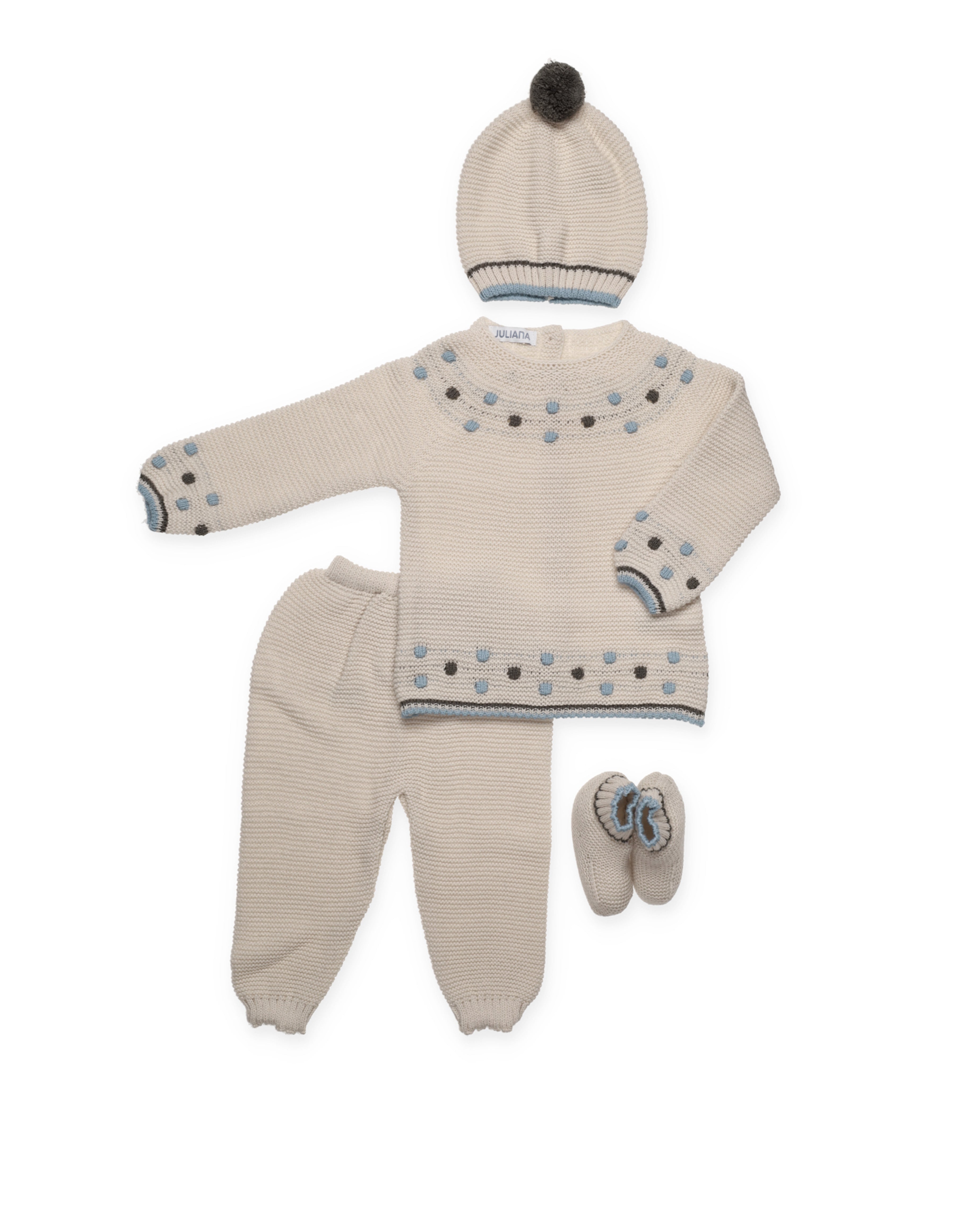 SET 4.P LIN BODOQUES COLORI STIVALE