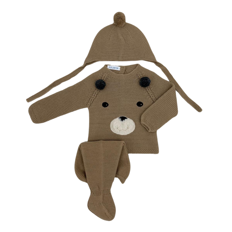 SET 3.P PANTALONI CON FACCIA D'ORSO