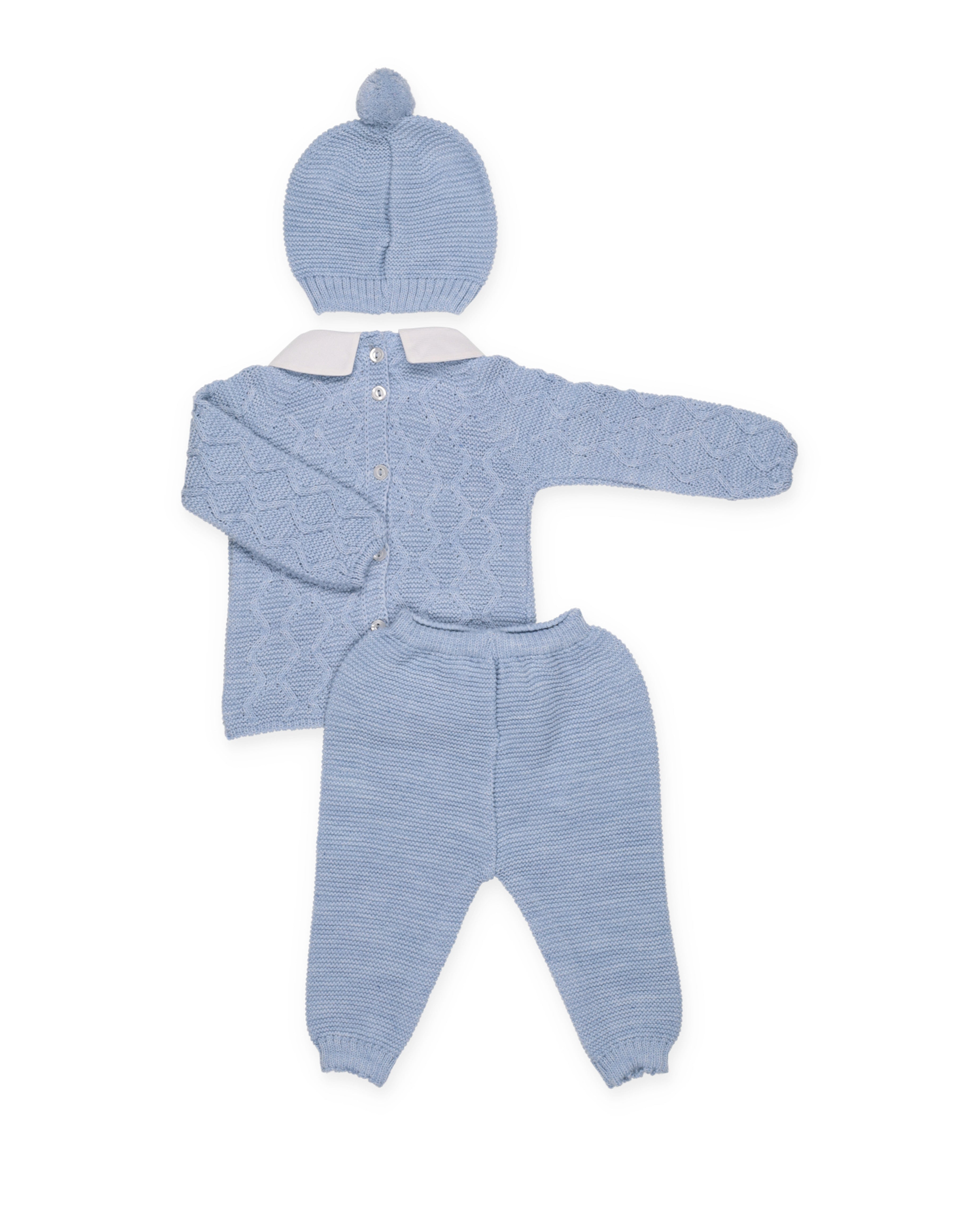 SET 3.P PANTALONI CON COLLO LIN ARANES