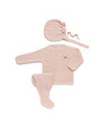 3- PIECE SET WITH CHAIN PATTERNS 