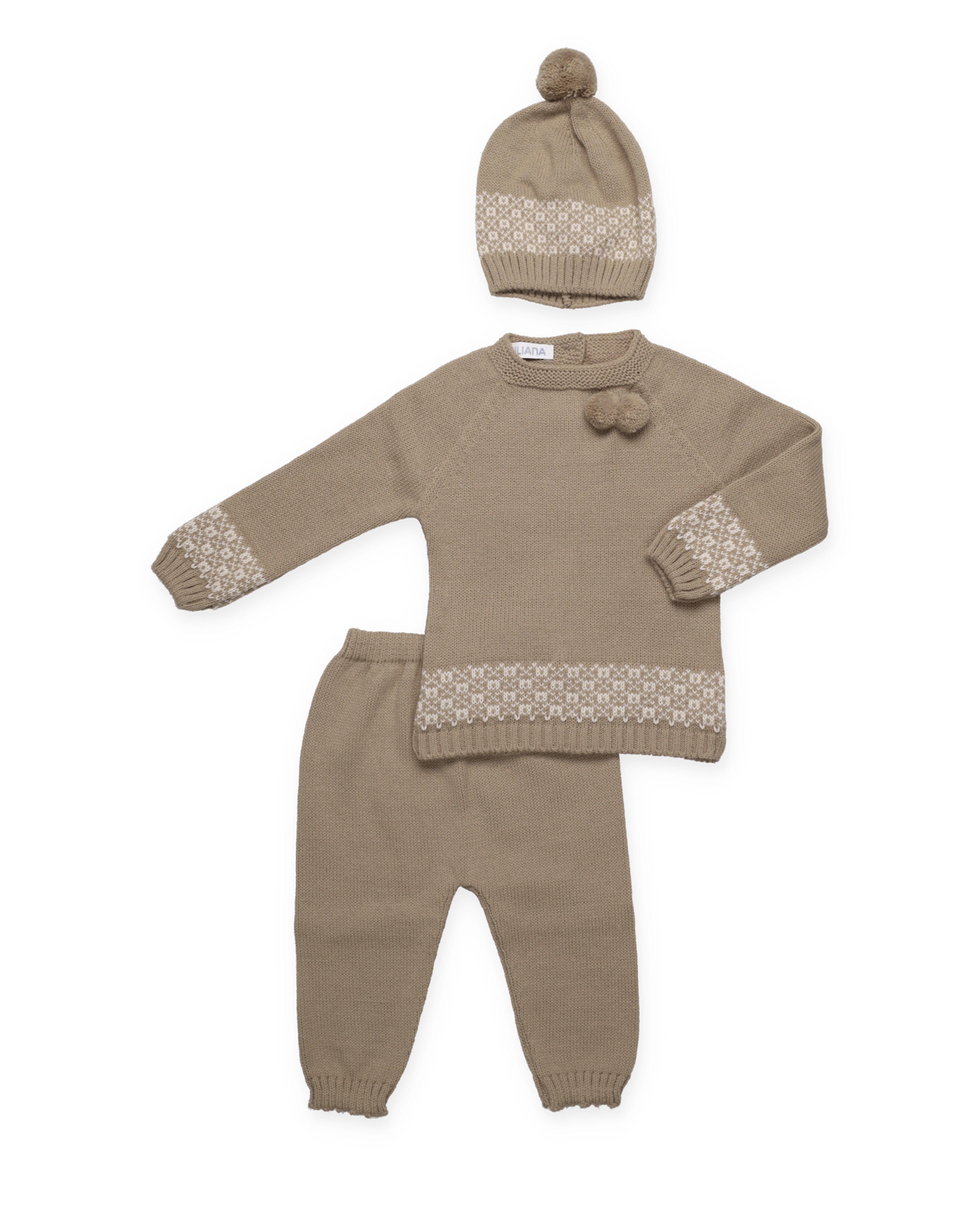 CONJUNTO 3.P CENEFA 2 POMPONES