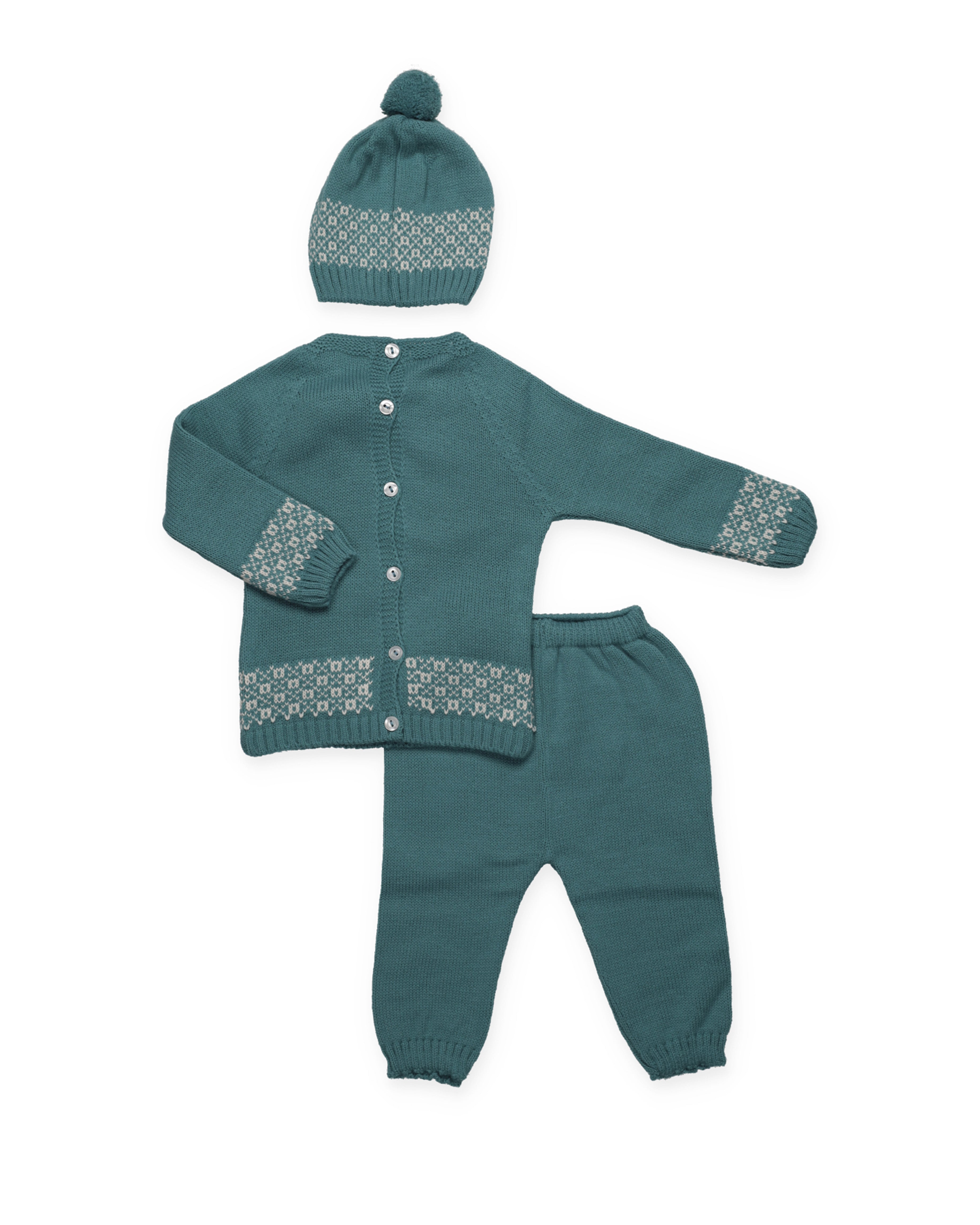 CONJUNTO 3.P CENEFA 2 POMPONES