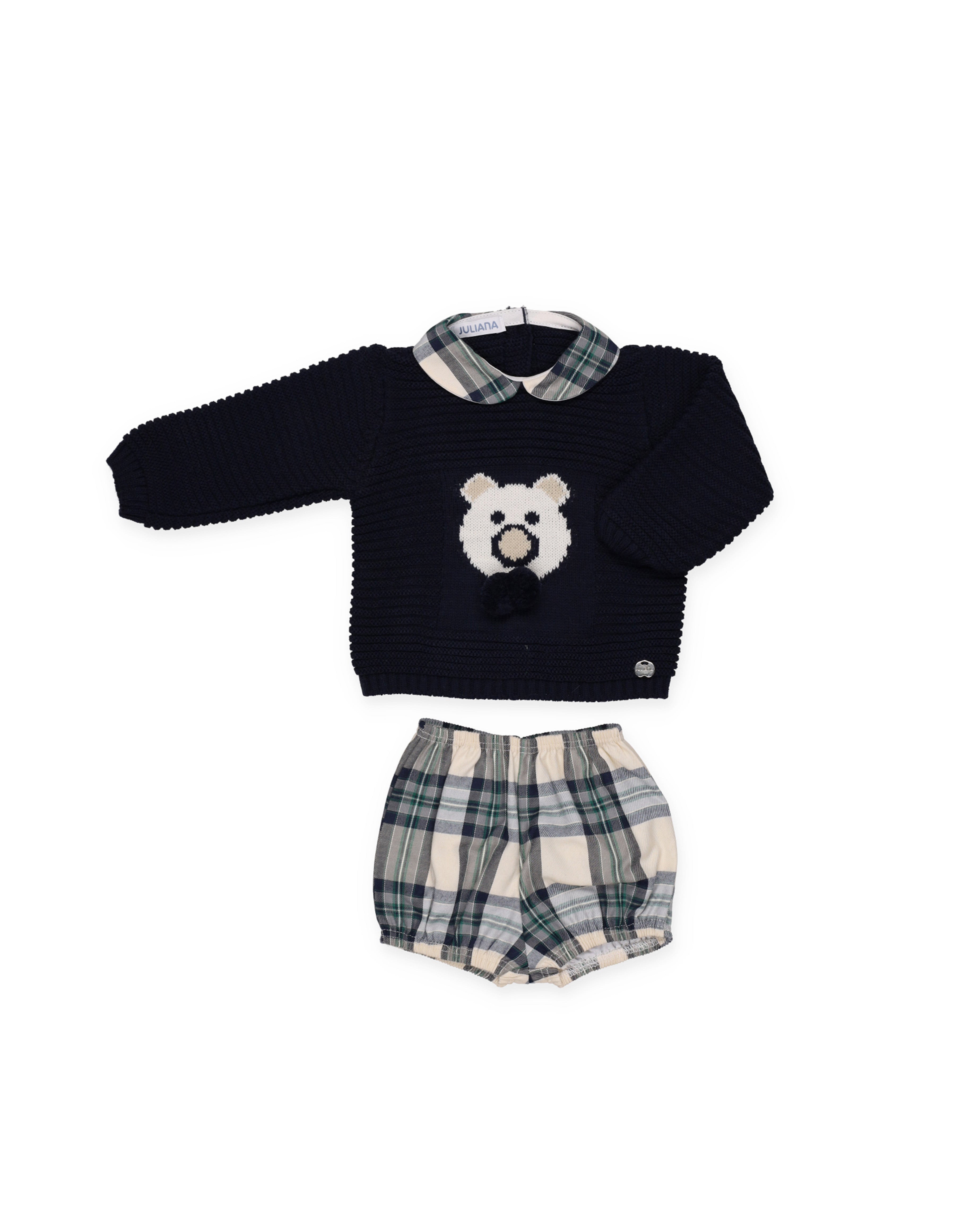 CONJUNTO PANTALON CUADROS OSO