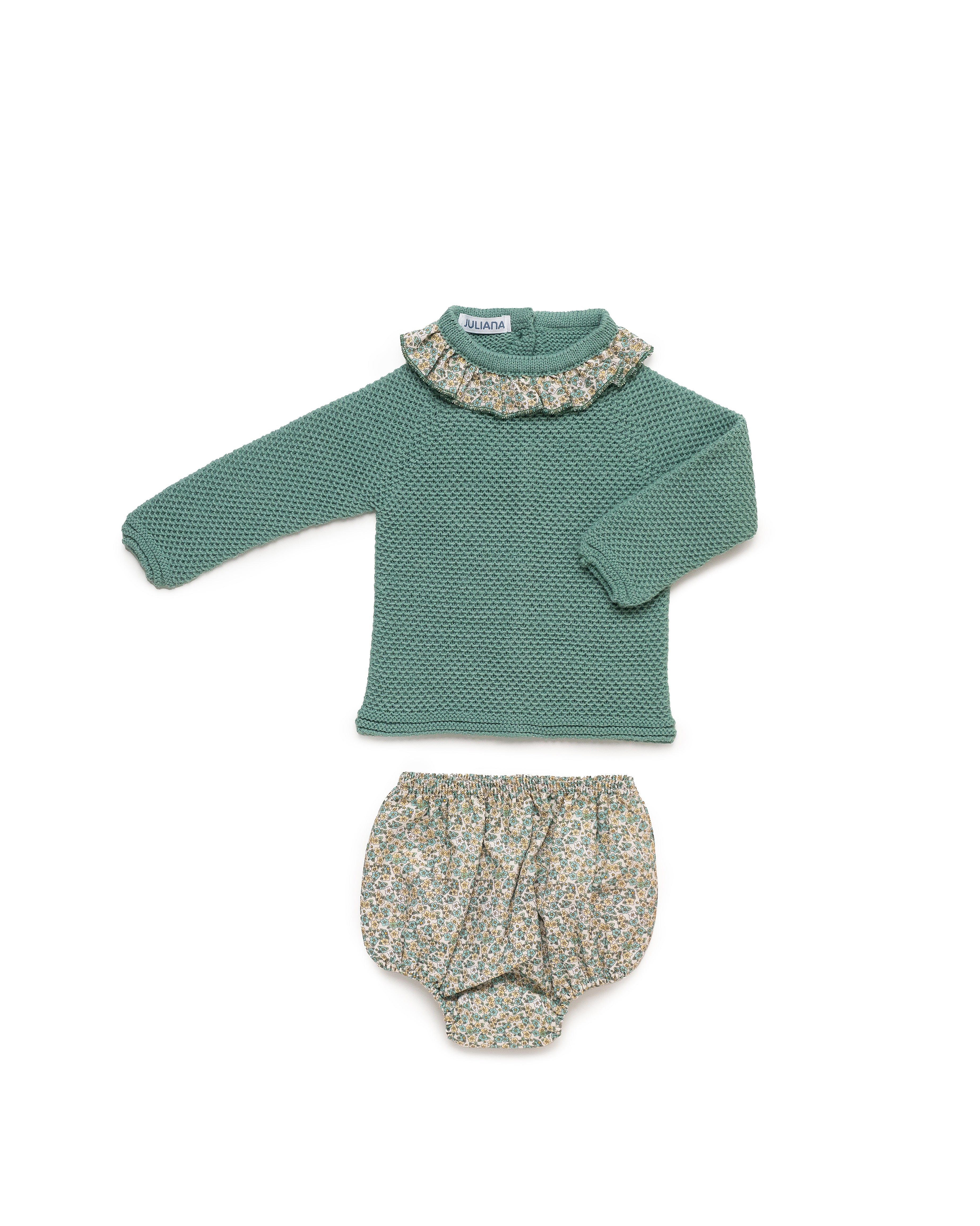 CONJUNTO BRAGA FLORECITAS RECOGIDAS