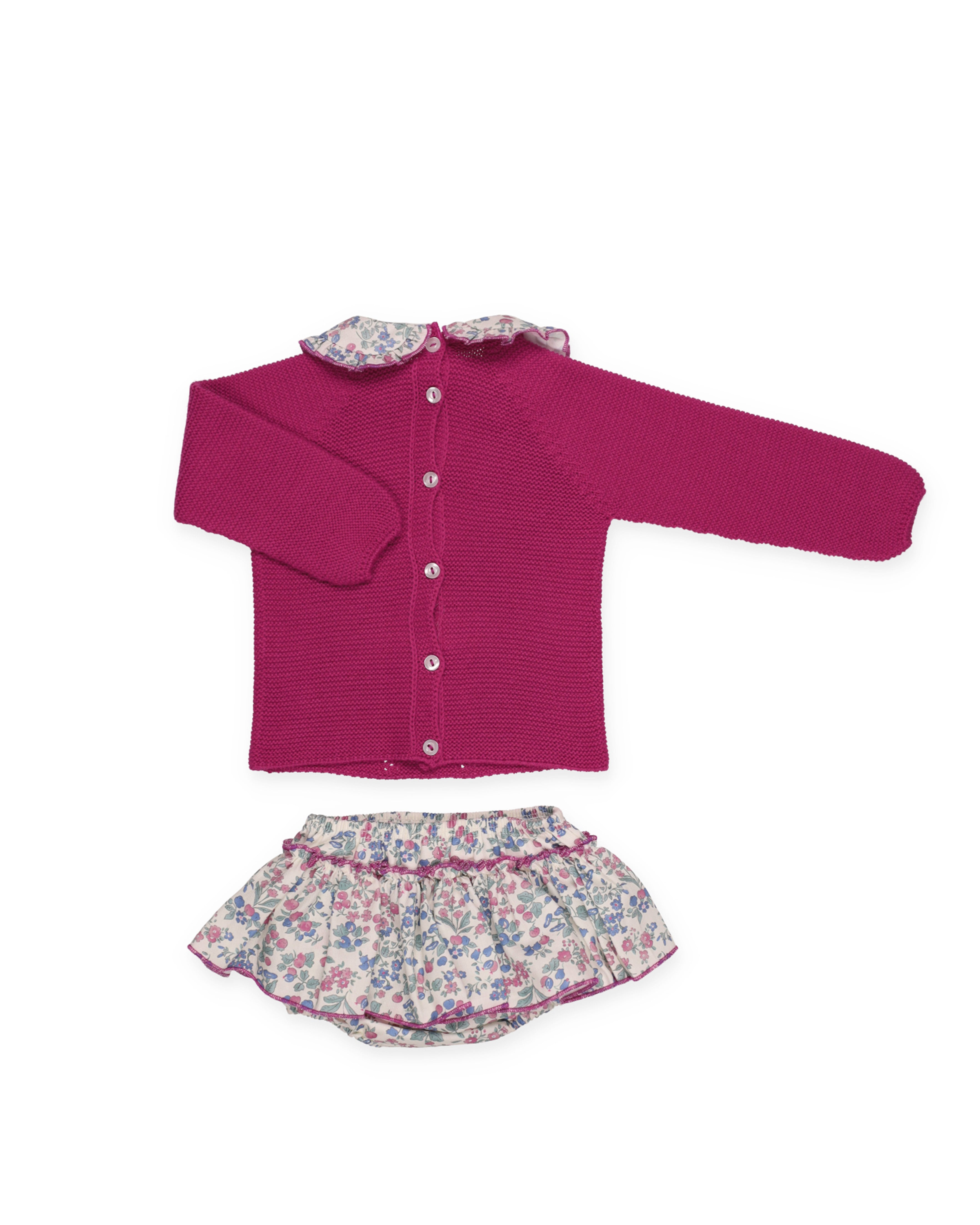 CONJUNTO BRAGA VOLANTE FLORECITAS