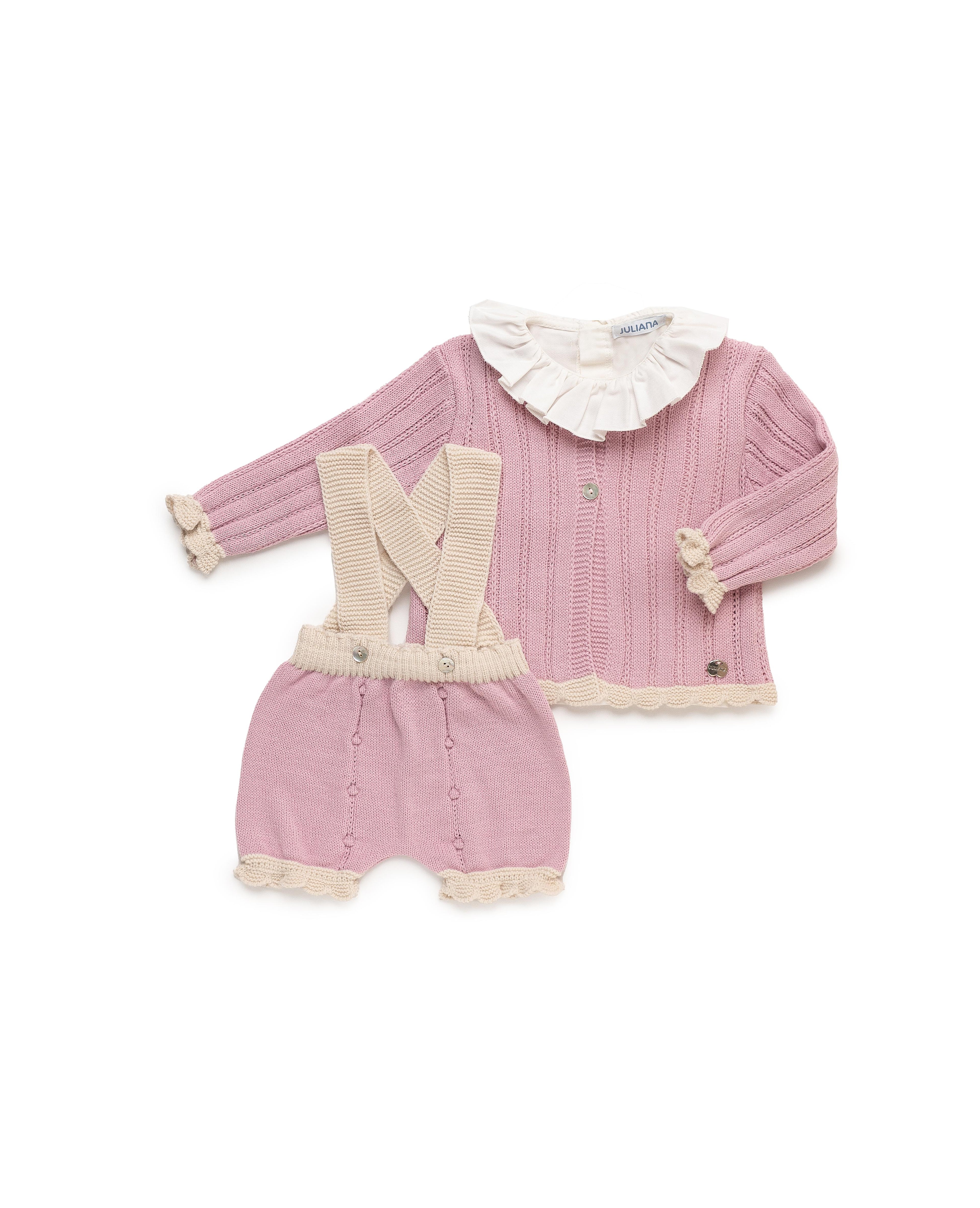 PETO PUNTO BODOQUES CON CHAQUETA Y CAMISA