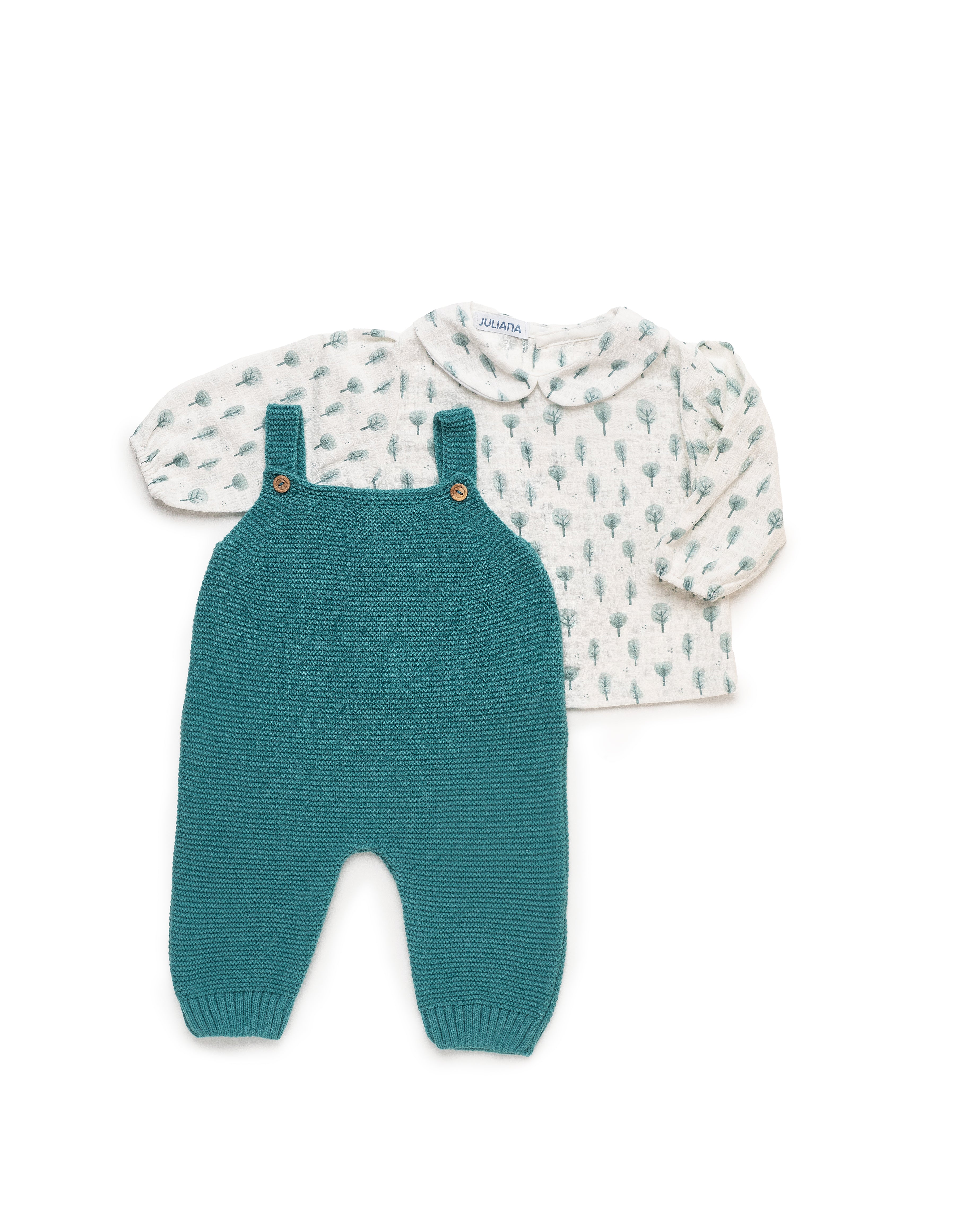 SALOPETTE IN MAGLIA ALBERI