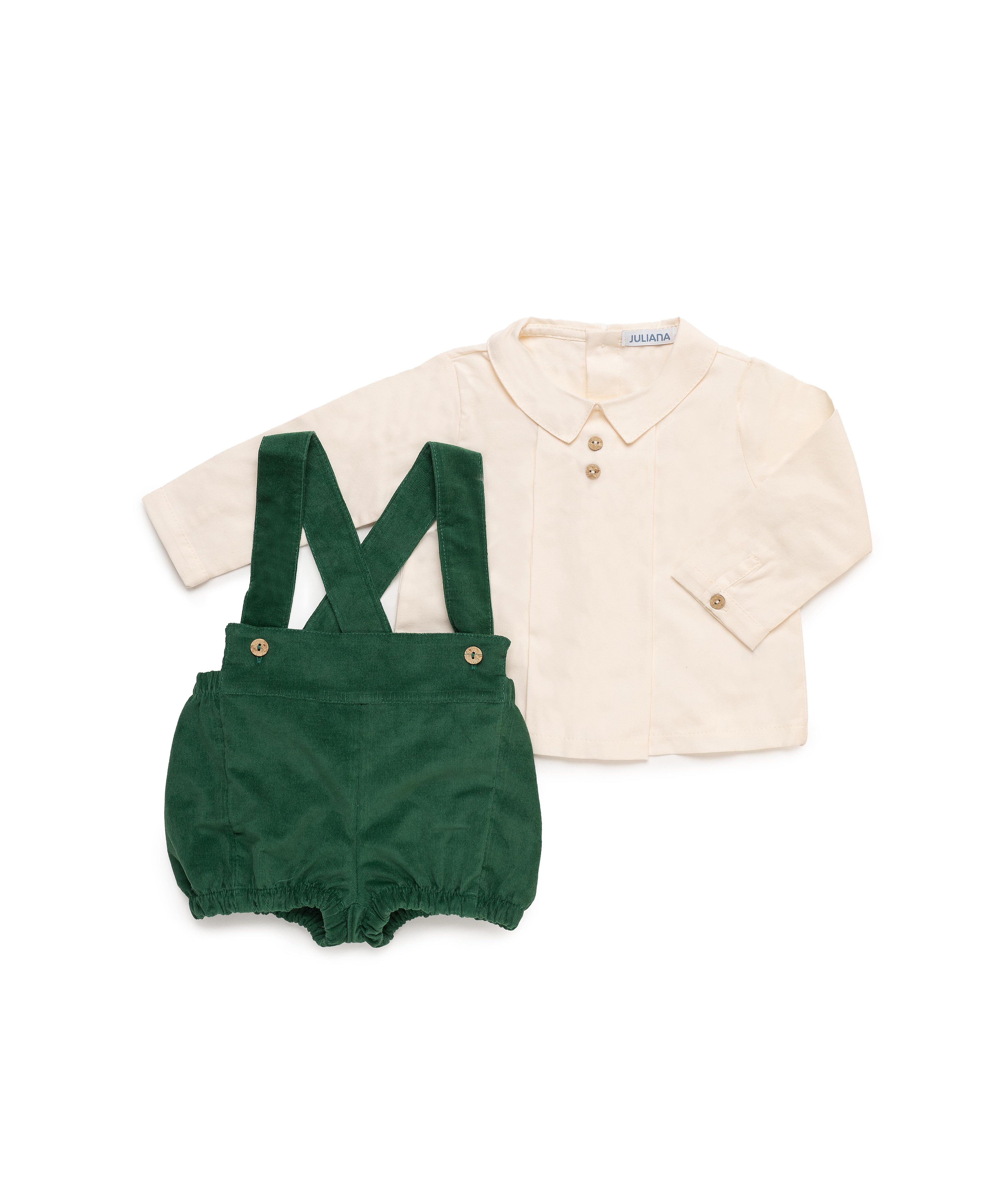 PETO PANA CON TIRANTES Y CAMISA