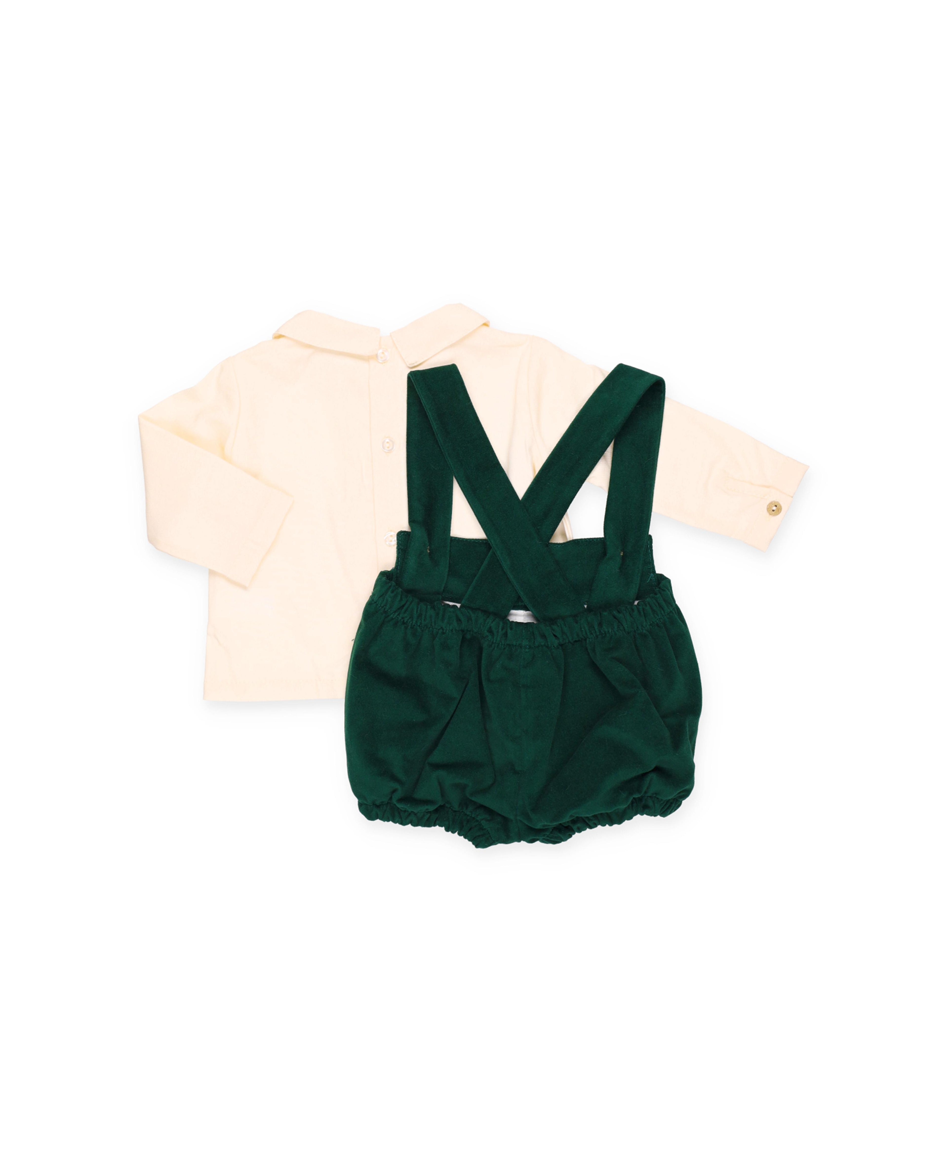 PETO PANA CON TIRANTES Y CAMISA