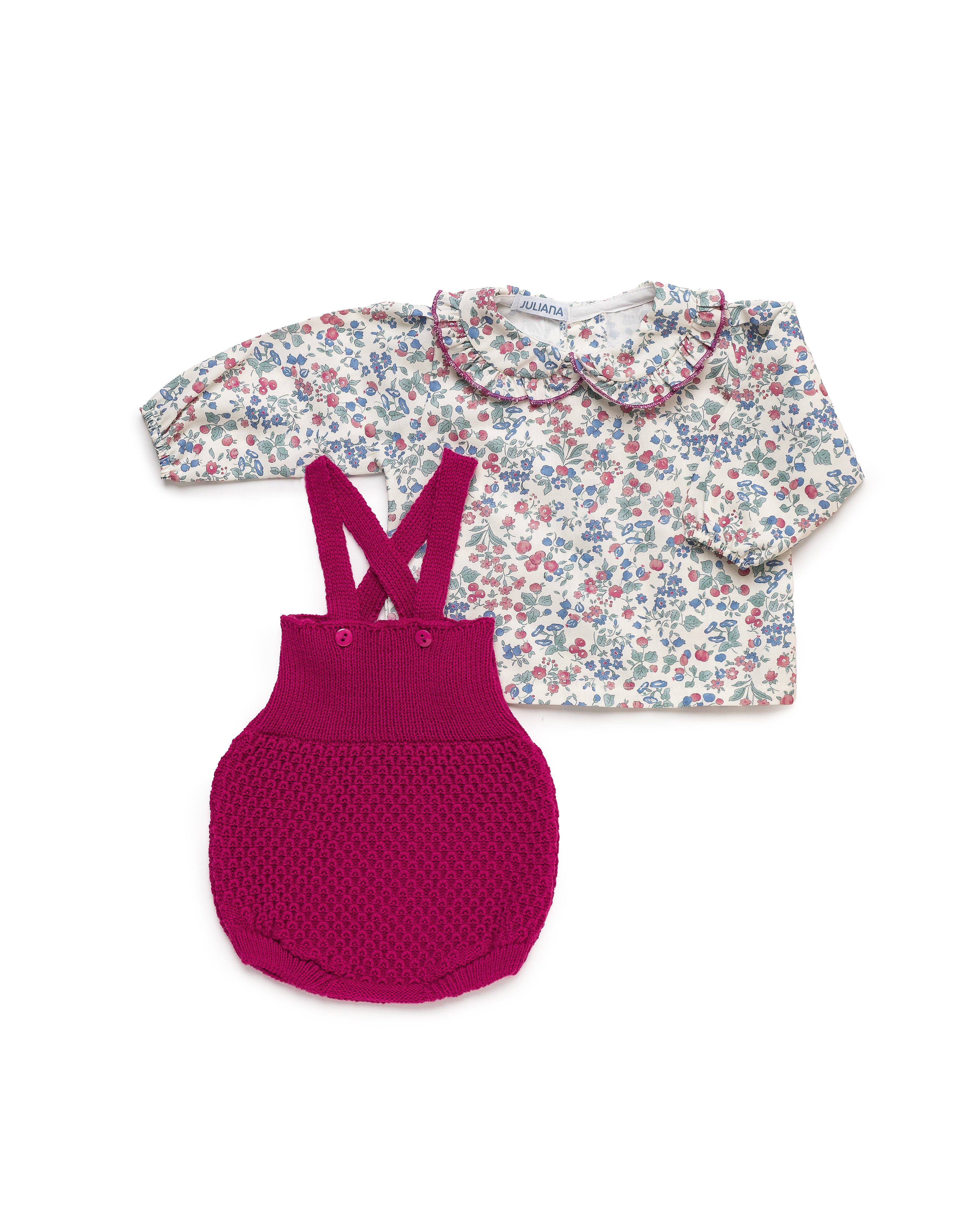 PETO PUNTO RECOGIDAS CAMISA FLORES