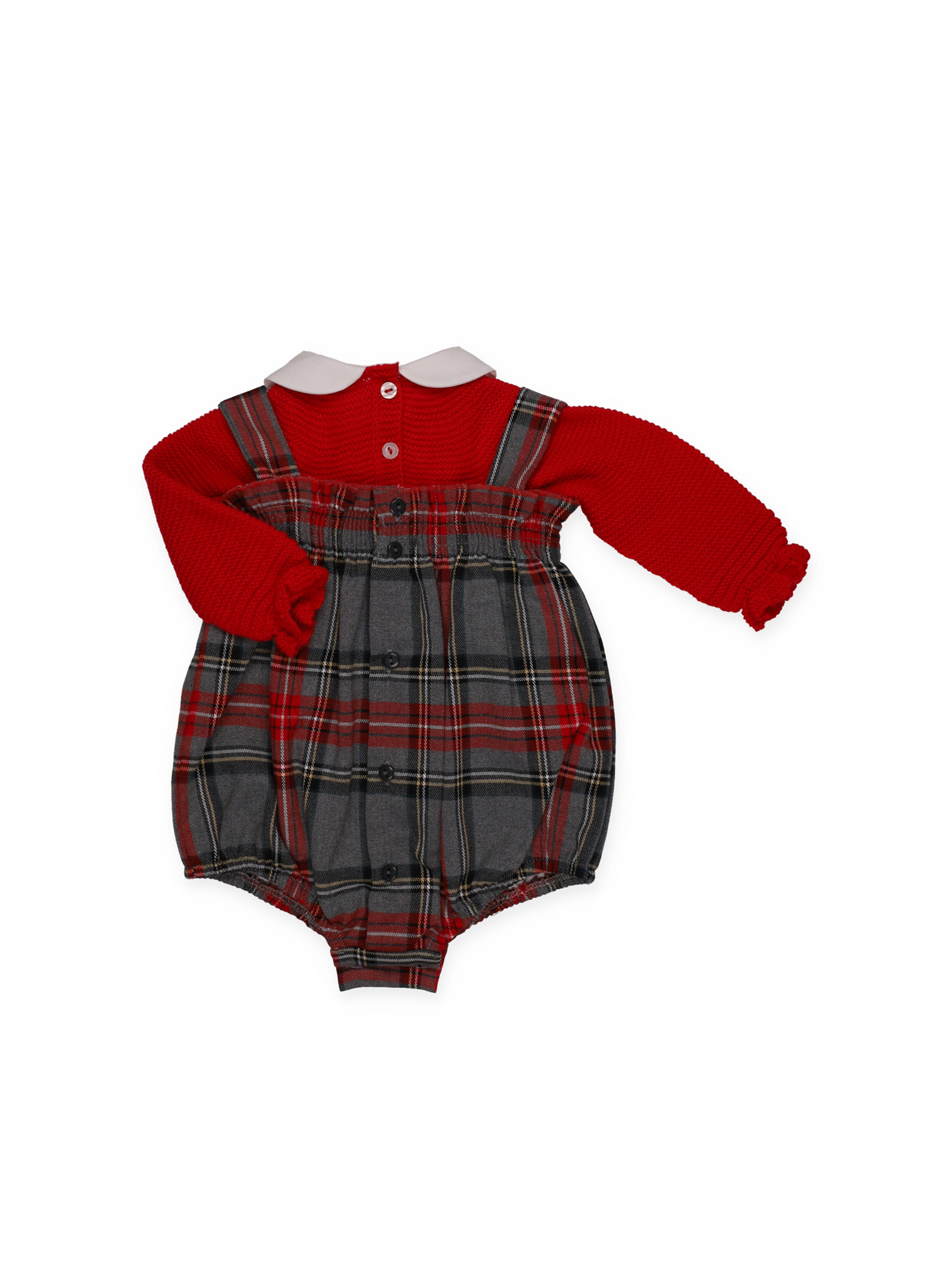 Maglia a quadretti gommata