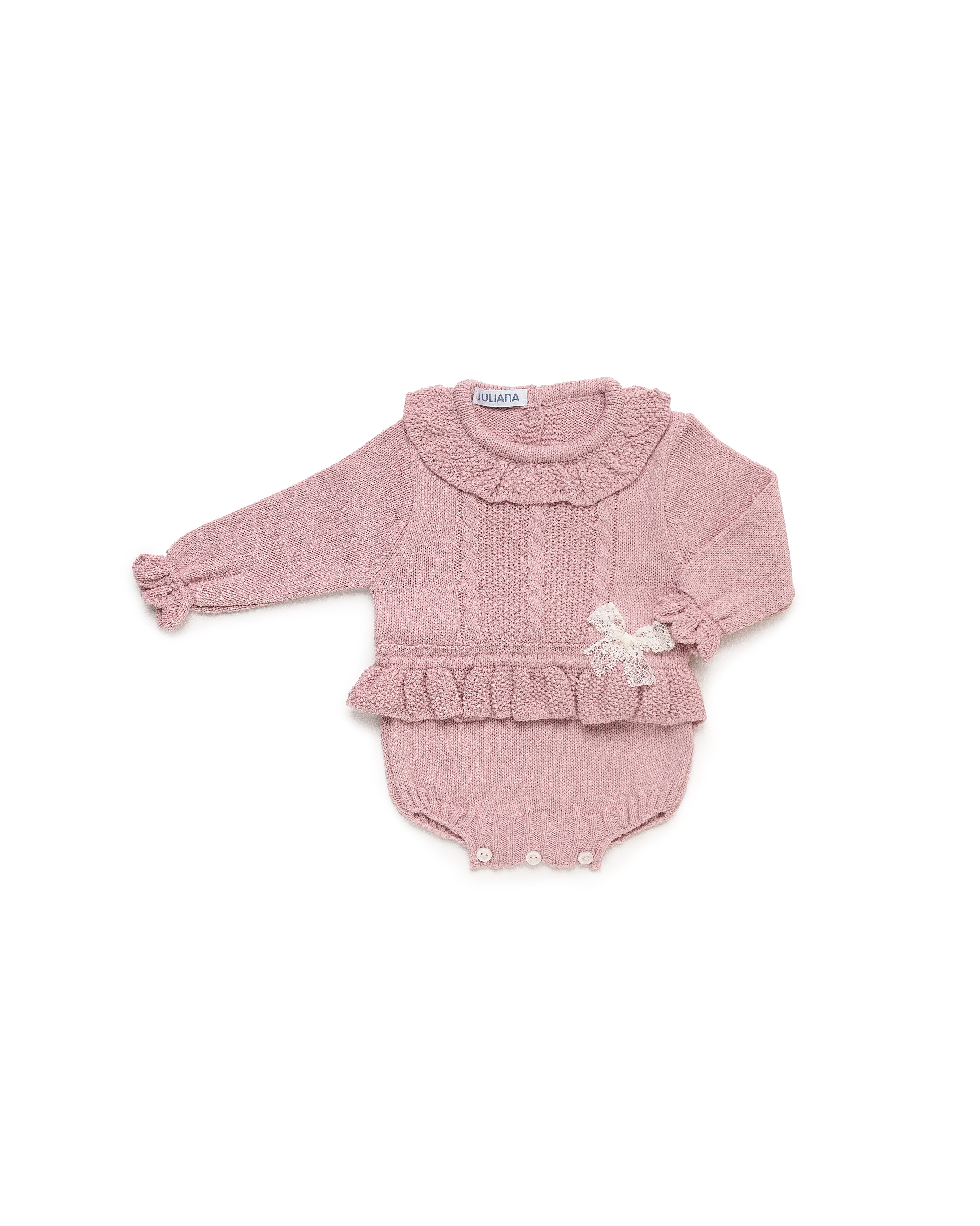 Tuta con treccia verticale