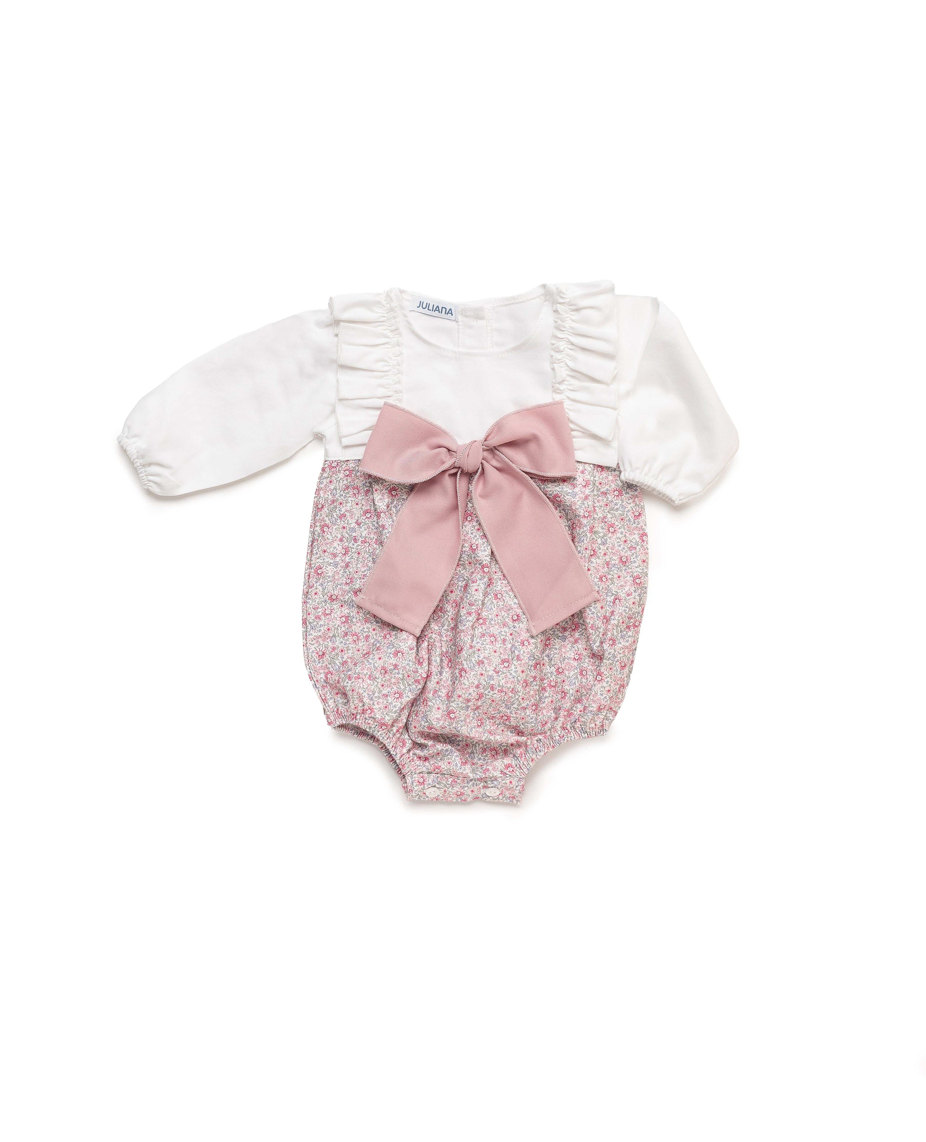 TUTINA A FIORI CON FIOCCO