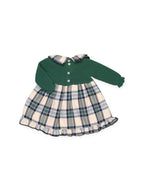 VESTIDO CUERPO PUNTO CUADROS