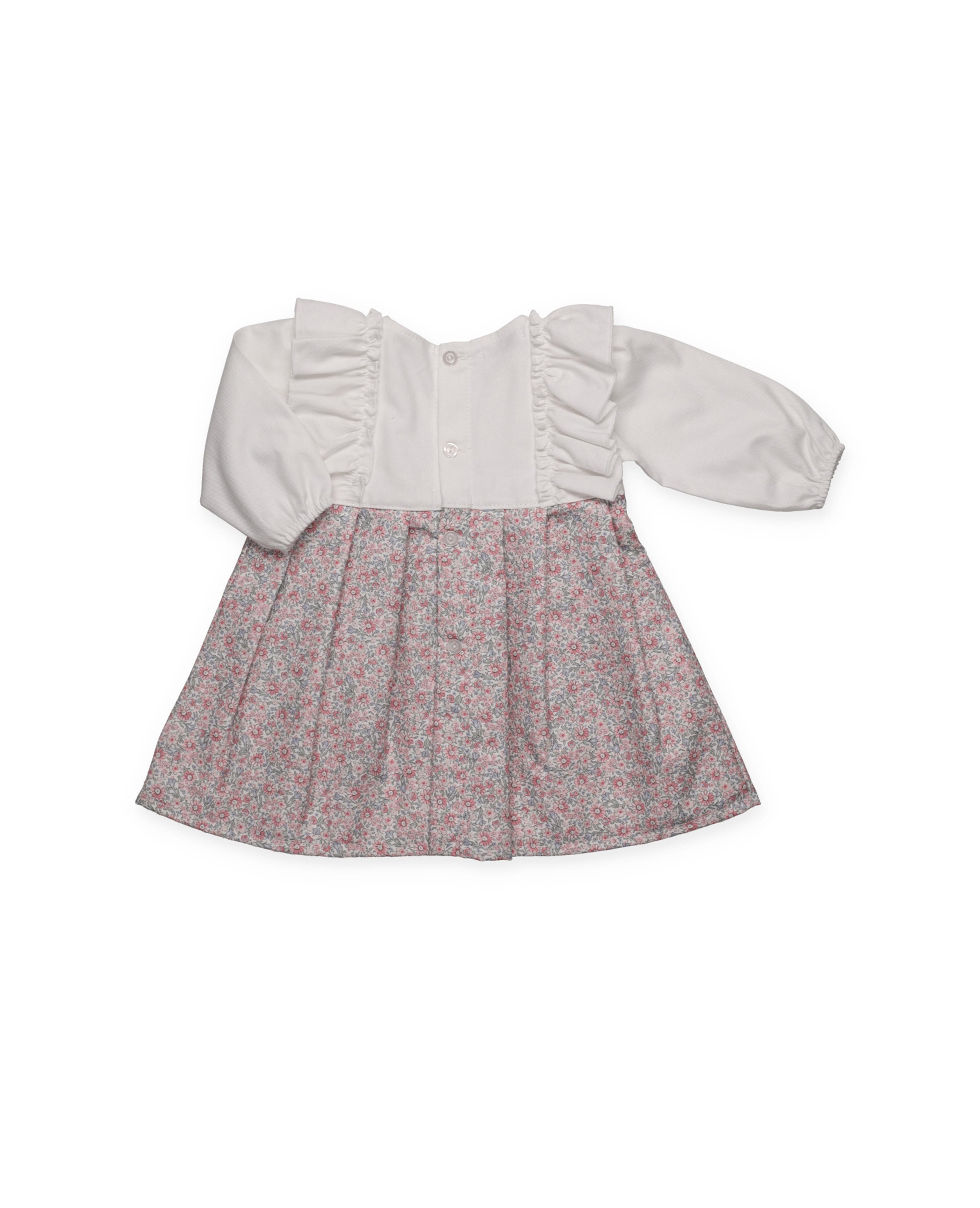 VESTIDO 2. VOL FLORES LAZO TELA