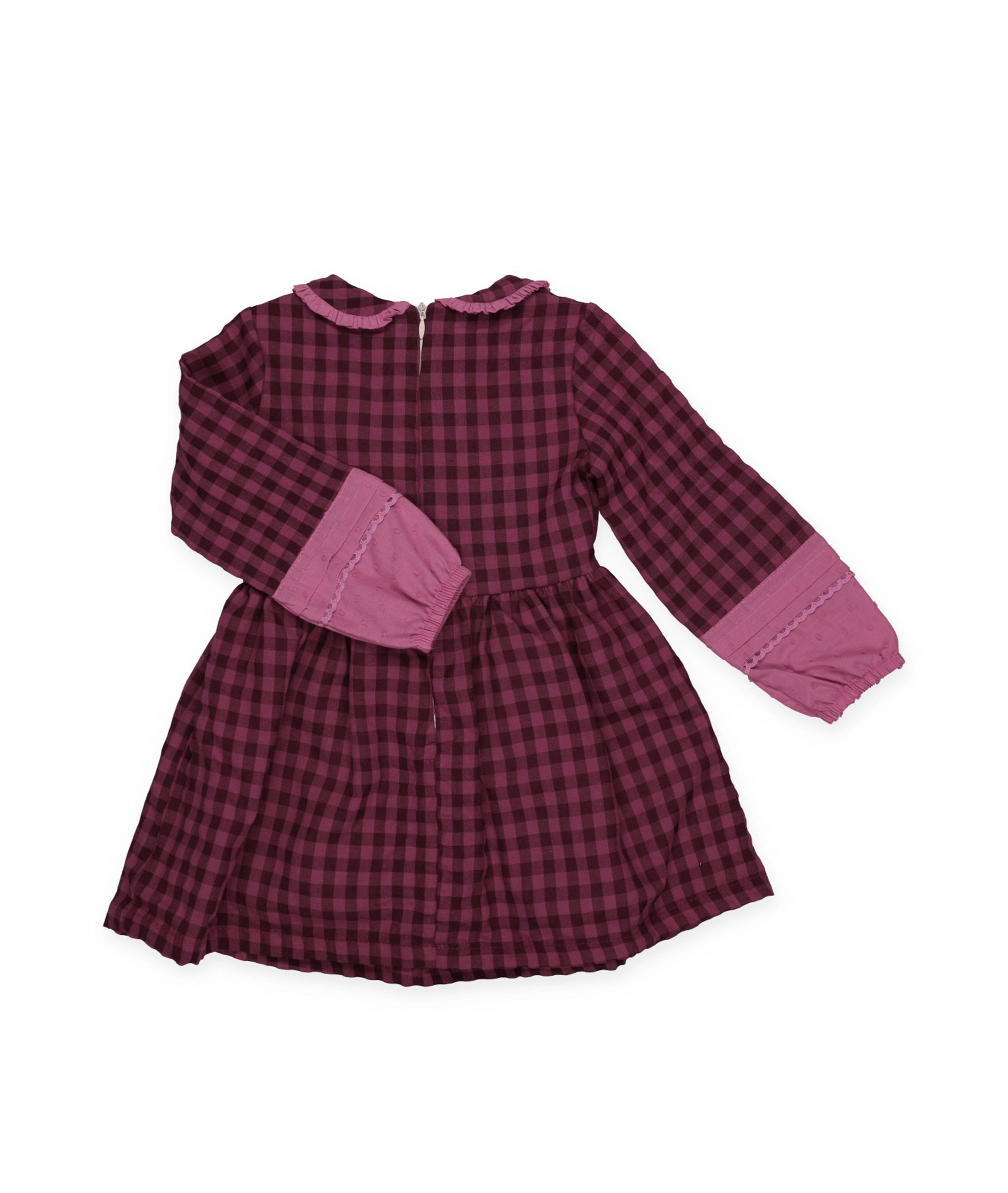 VESTIDO ENTERIZO CUADRITOS