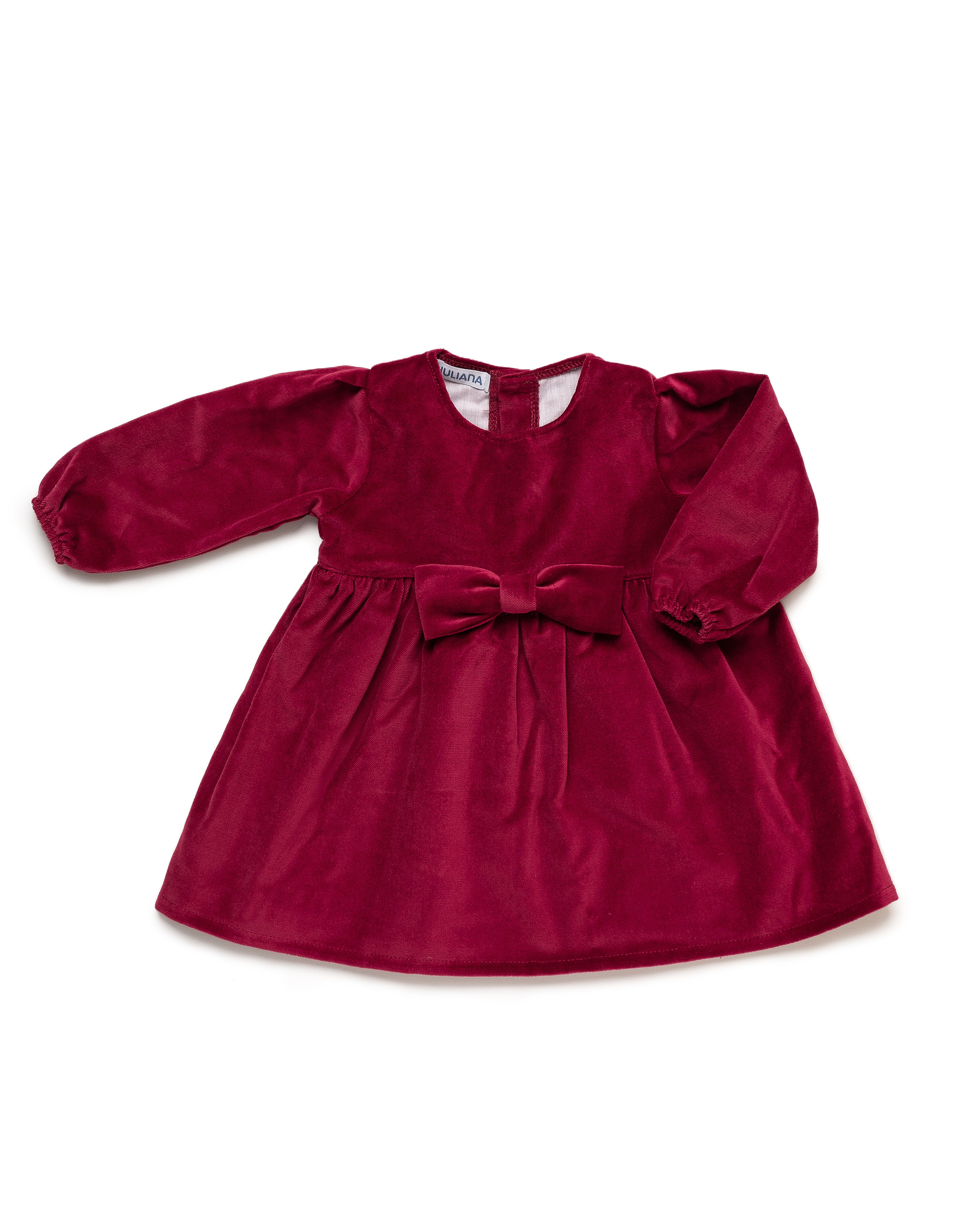 ABITO IN VELLUTO CON FIOCCO