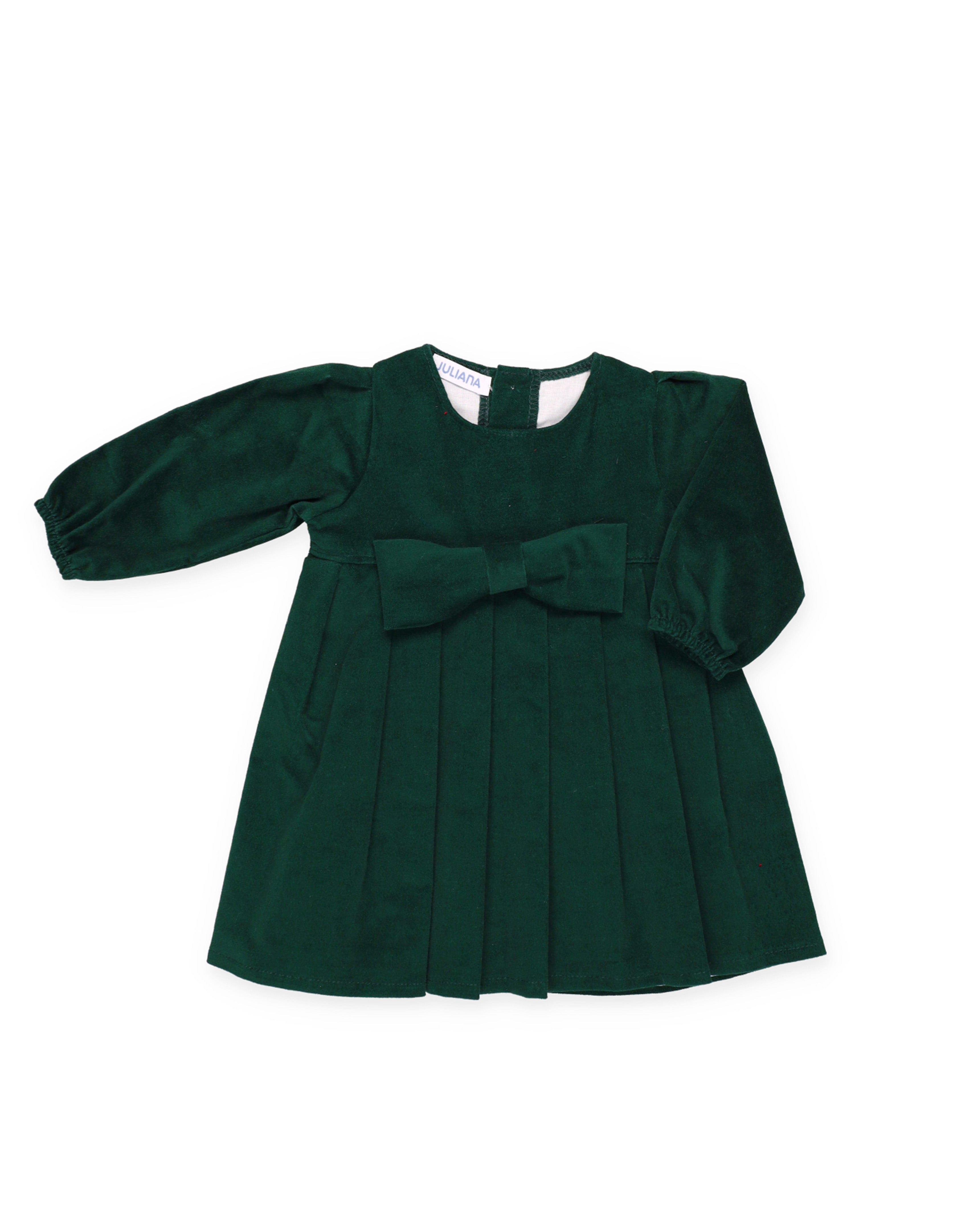 ABITO IN VELLUTO CON FIOCCO