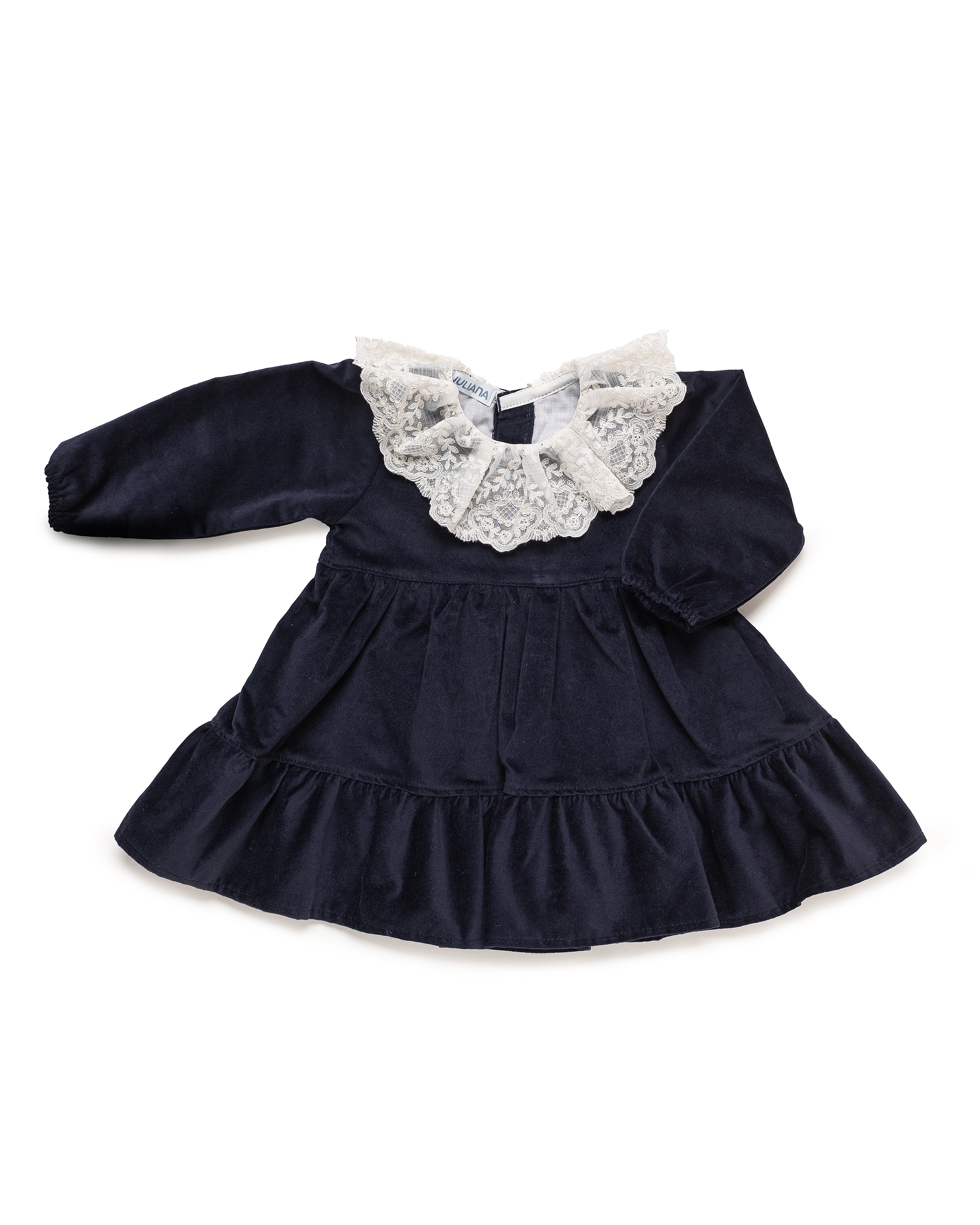 VESTIDO TERCIOPELO 2 VOLANTES