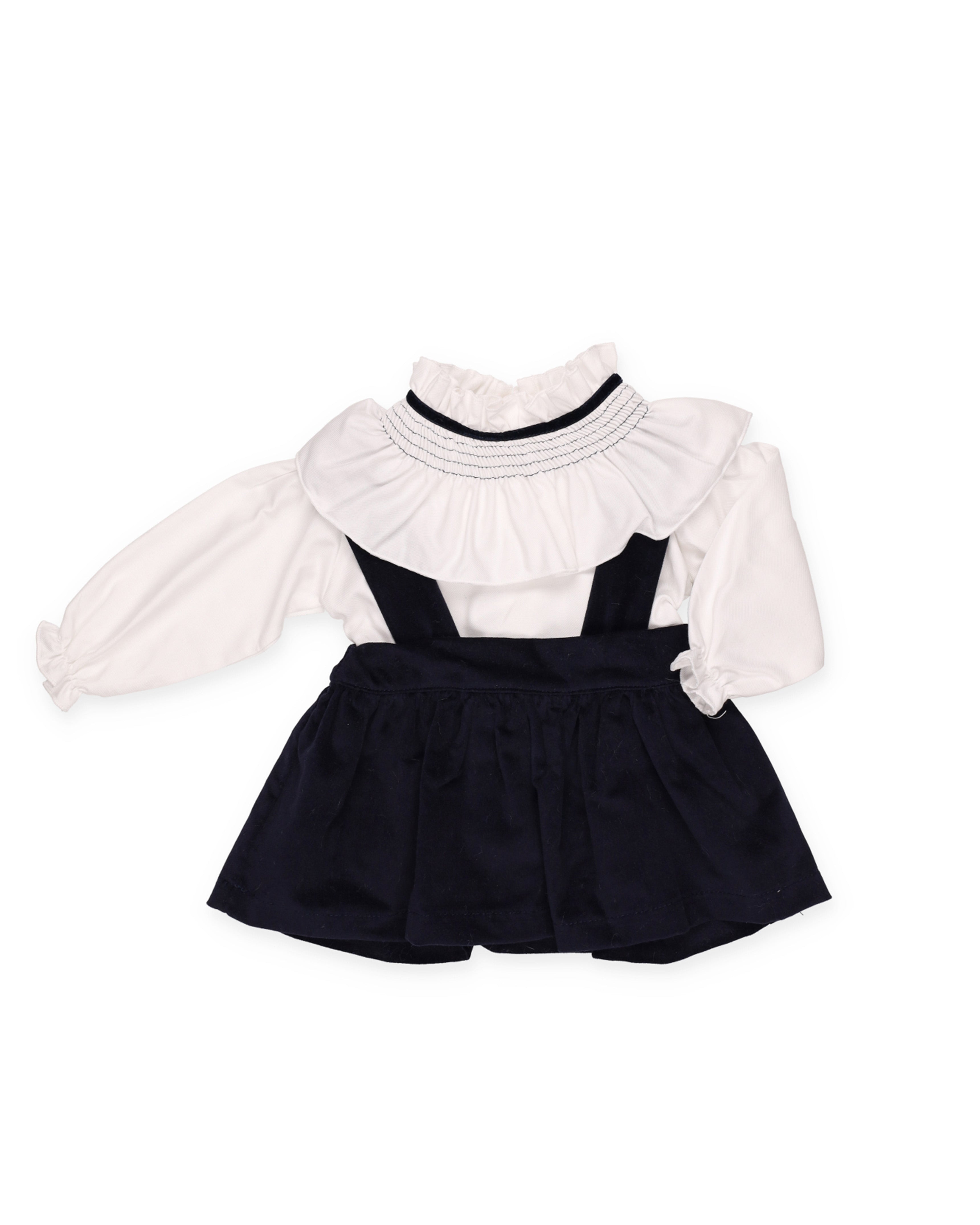 CONJUNTO FALDA TERCIOPELO TIRANTES