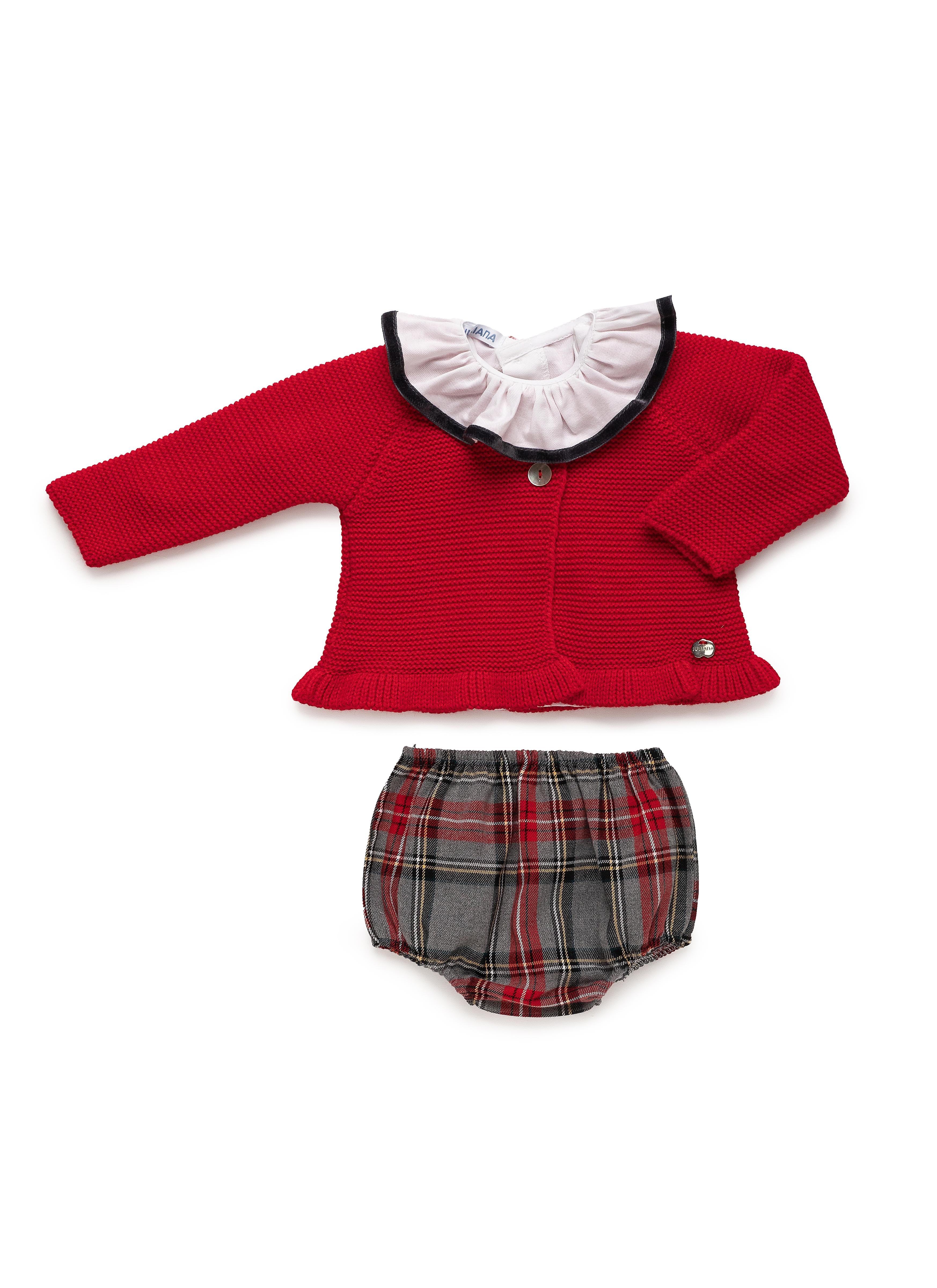 CONJUNTO CHAQUETA CUADROS VOL. TERCIOPELO