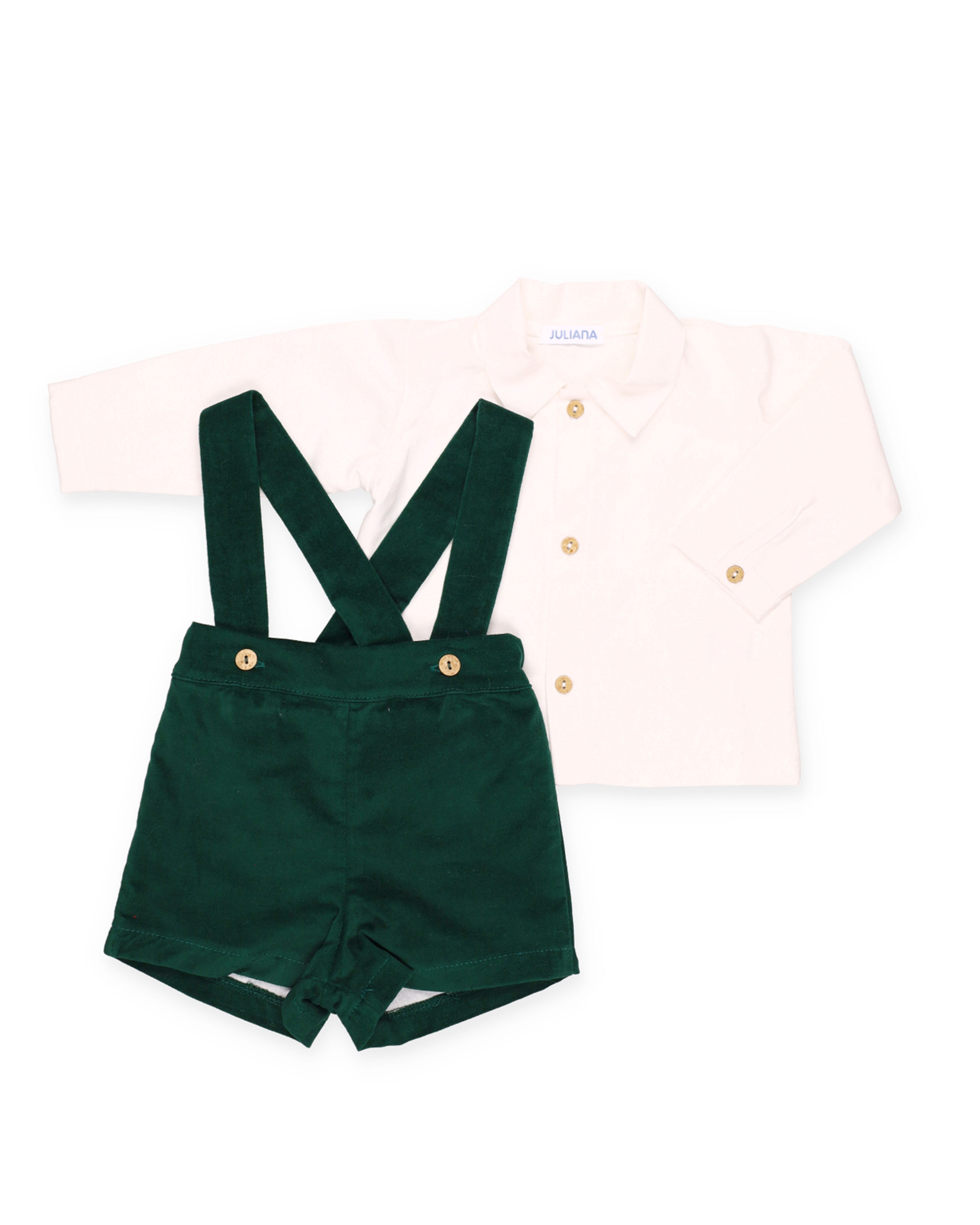 CONJUNTO PANTALON TERCIOPELO TIRANTES