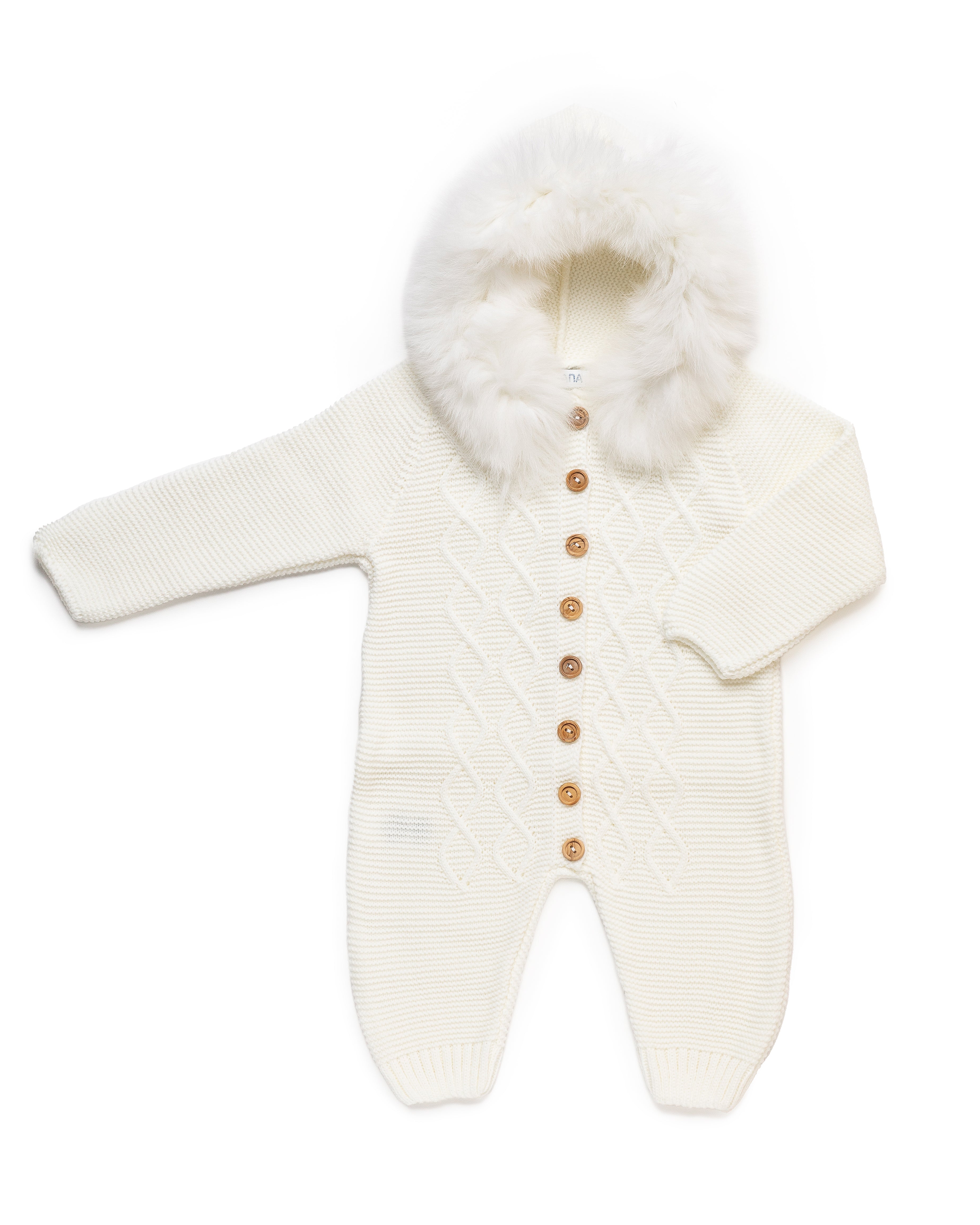 FELPA CON CAPPUCCIO E CAPELLI NATURALI