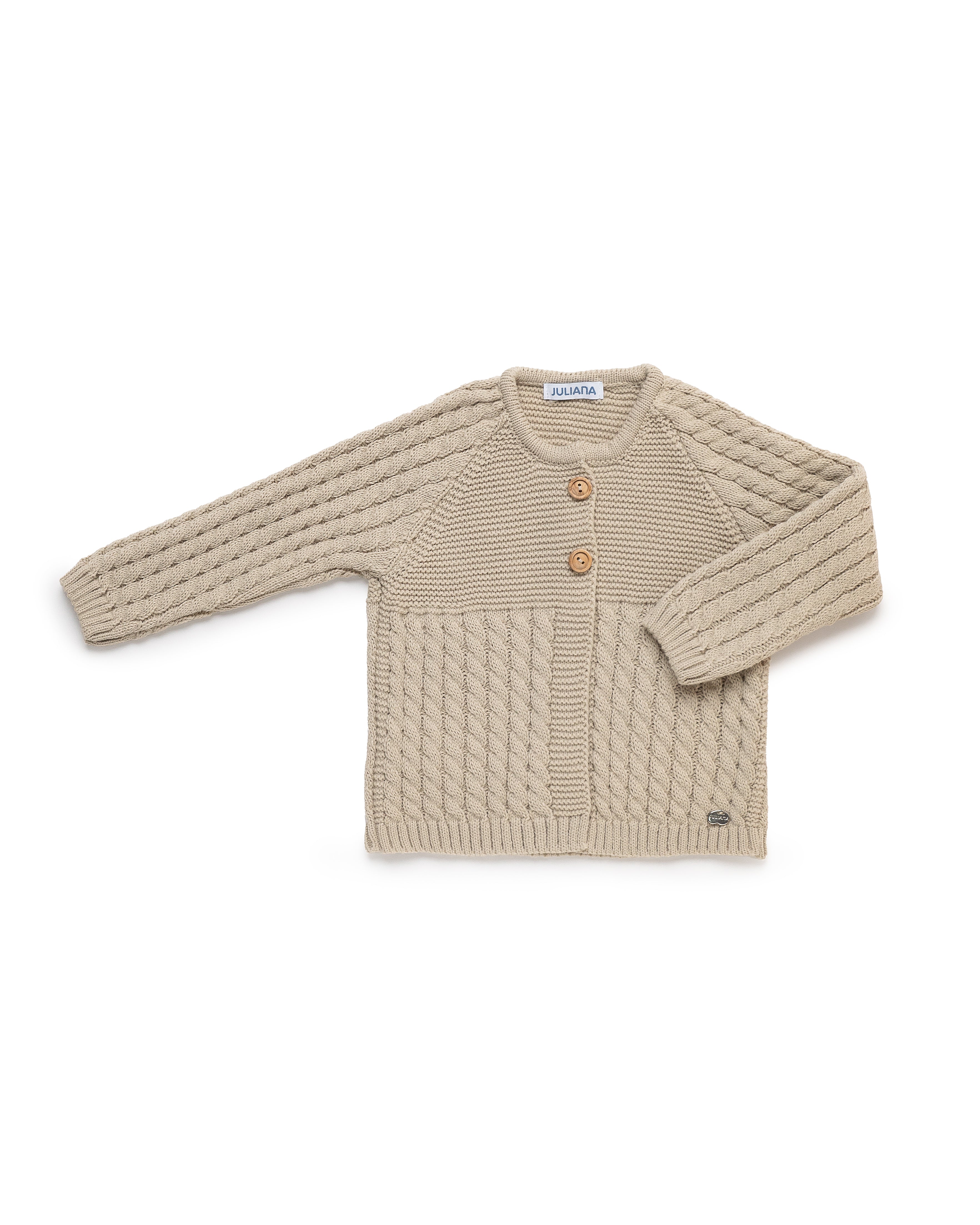 GIACCA LUNGA CON TRECCE