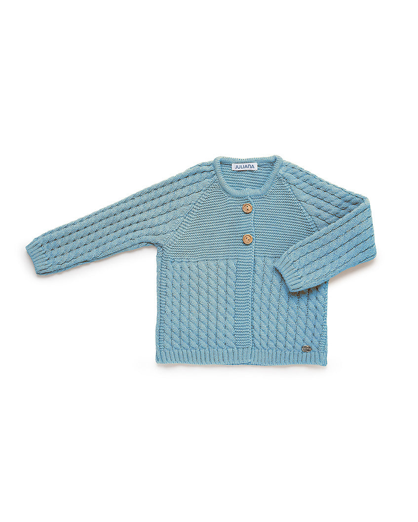 GIACCA LUNGA CON TRECCE