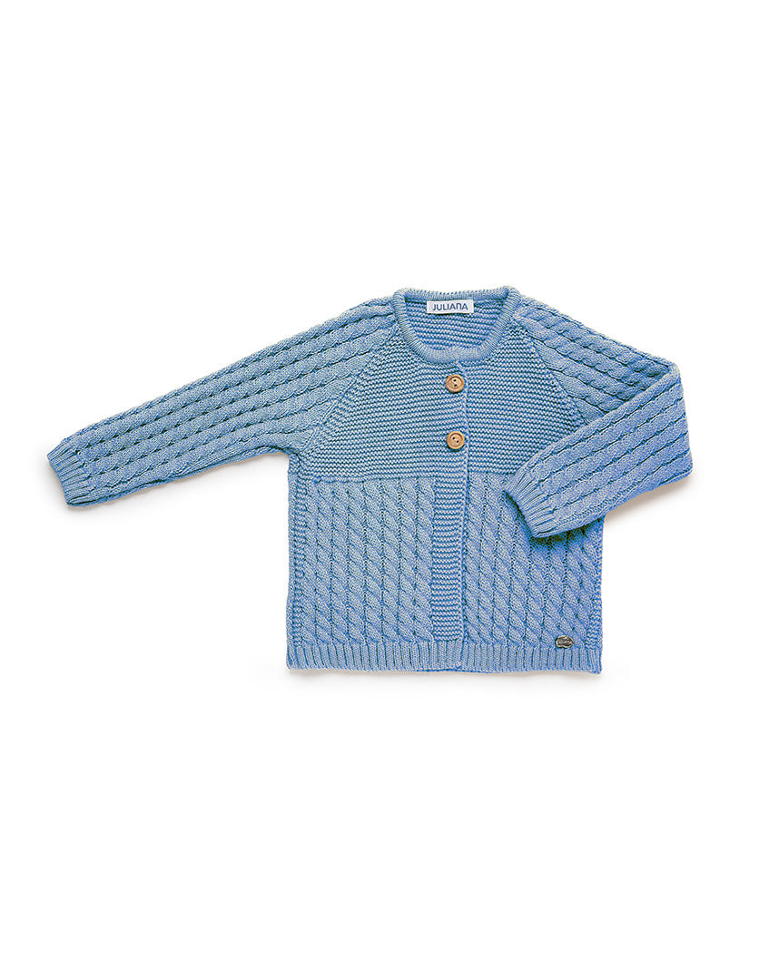 GIACCA LUNGA CON TRECCE