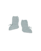 CHAIN PATTERN KNITTED BOOTS 