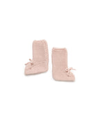 CHAIN PATTERN KNITTED BOOTS 