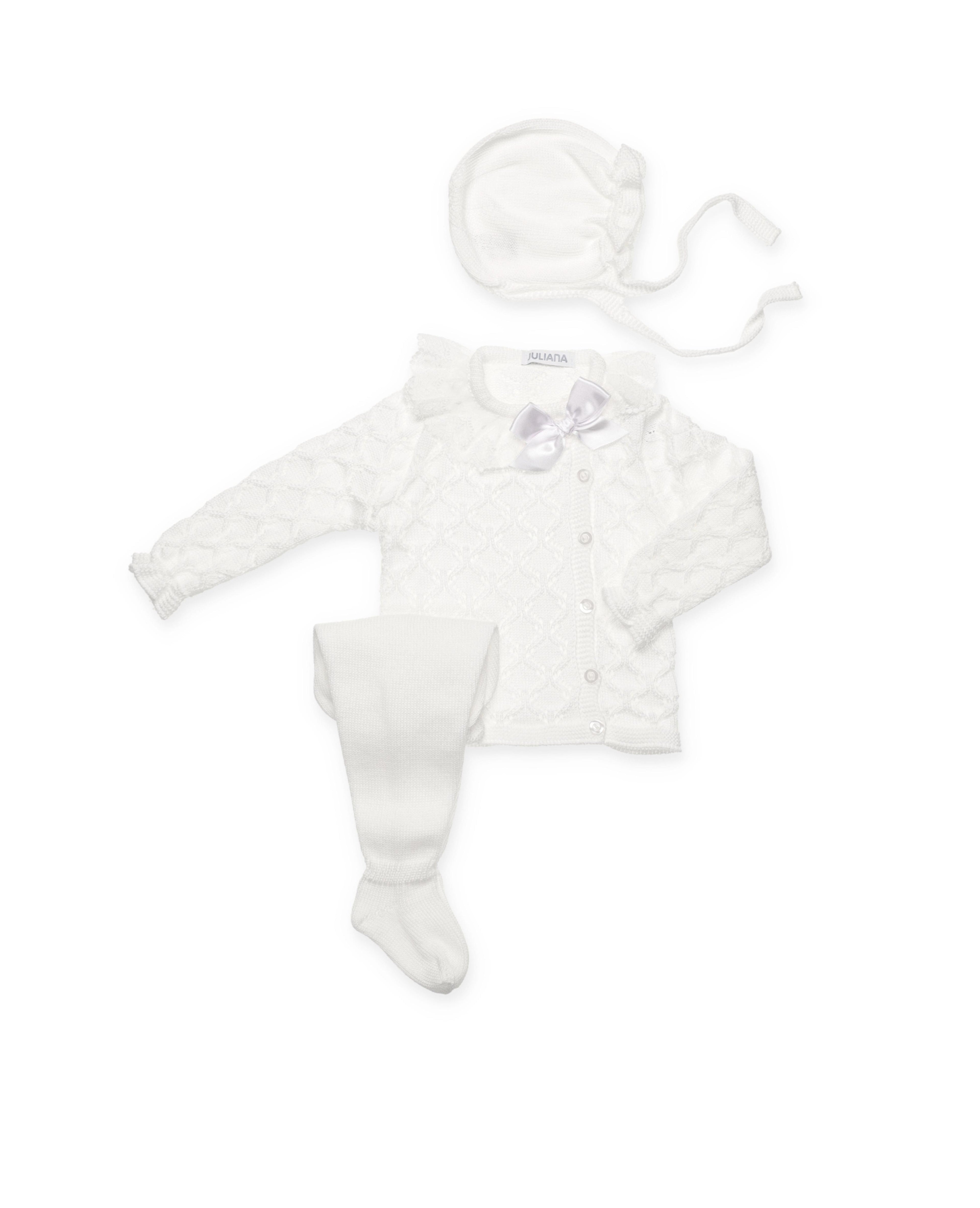 CONJUNTO 3.P CALADO ROMBOS