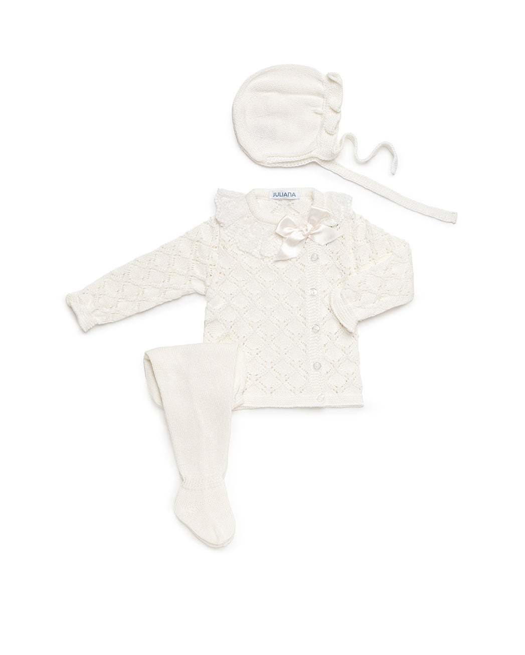 CONJUNTO 3.P CALADO ROMBOS