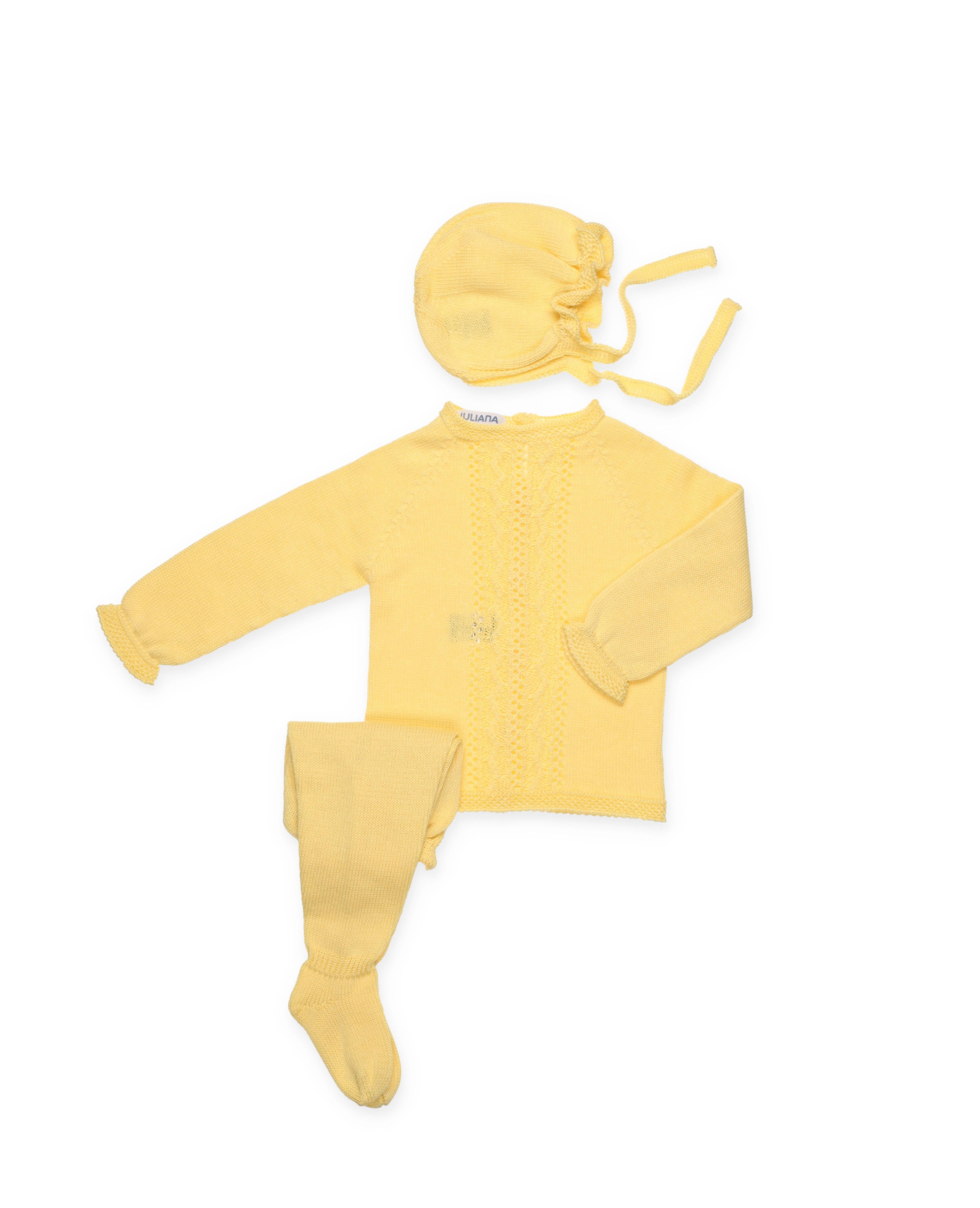 CONJUNTO 3.P TACHON ARANES CALADOS