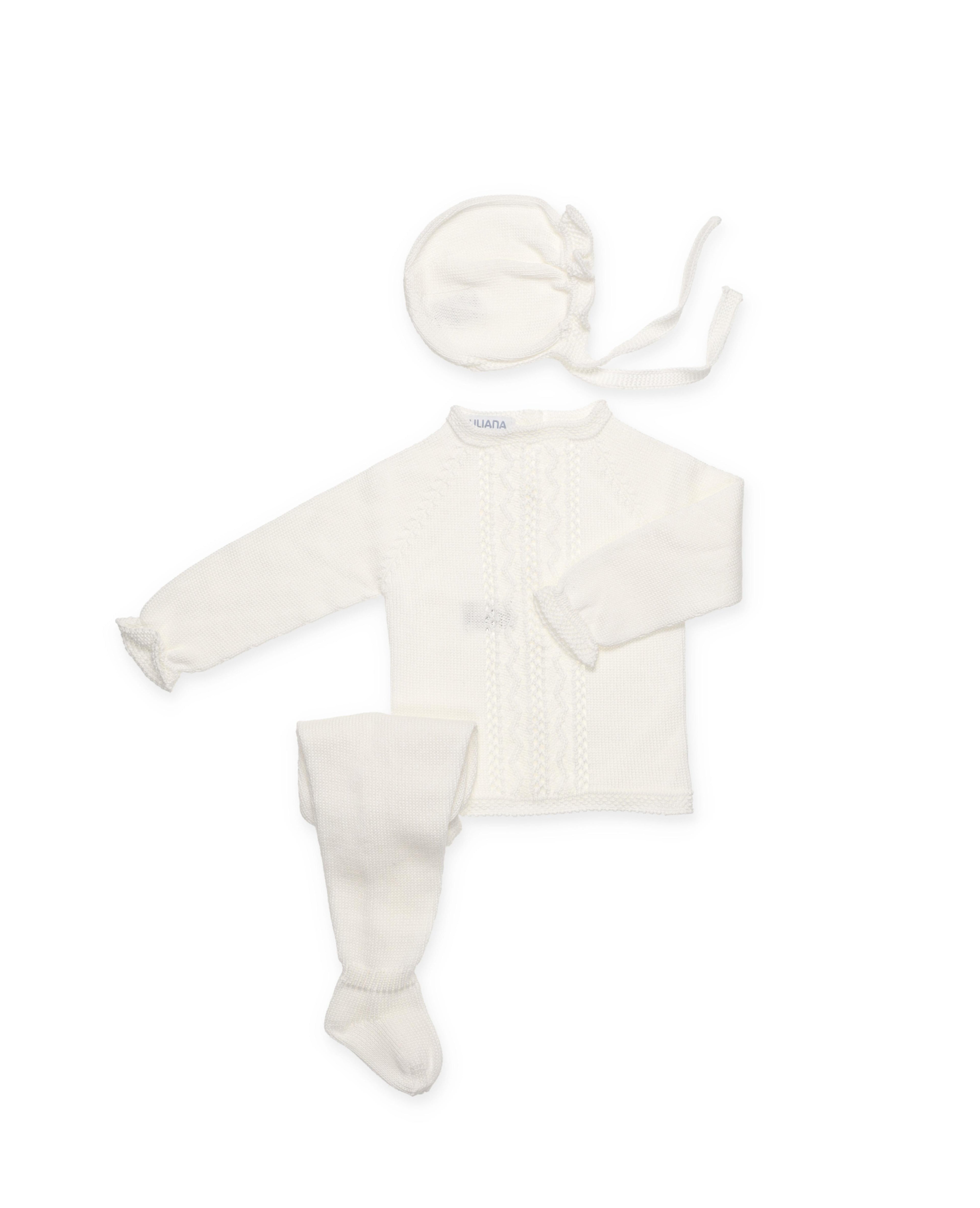 CONJUNTO 3.P TACHON ARANES CALADOS