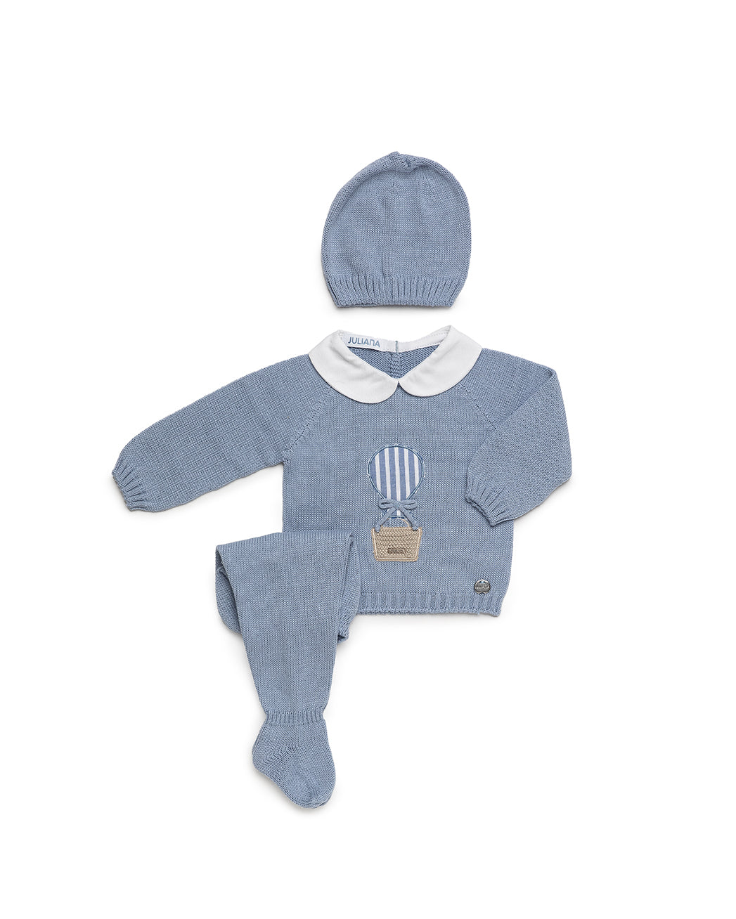 CONJUNTO 3.P BORDADO GLOBO