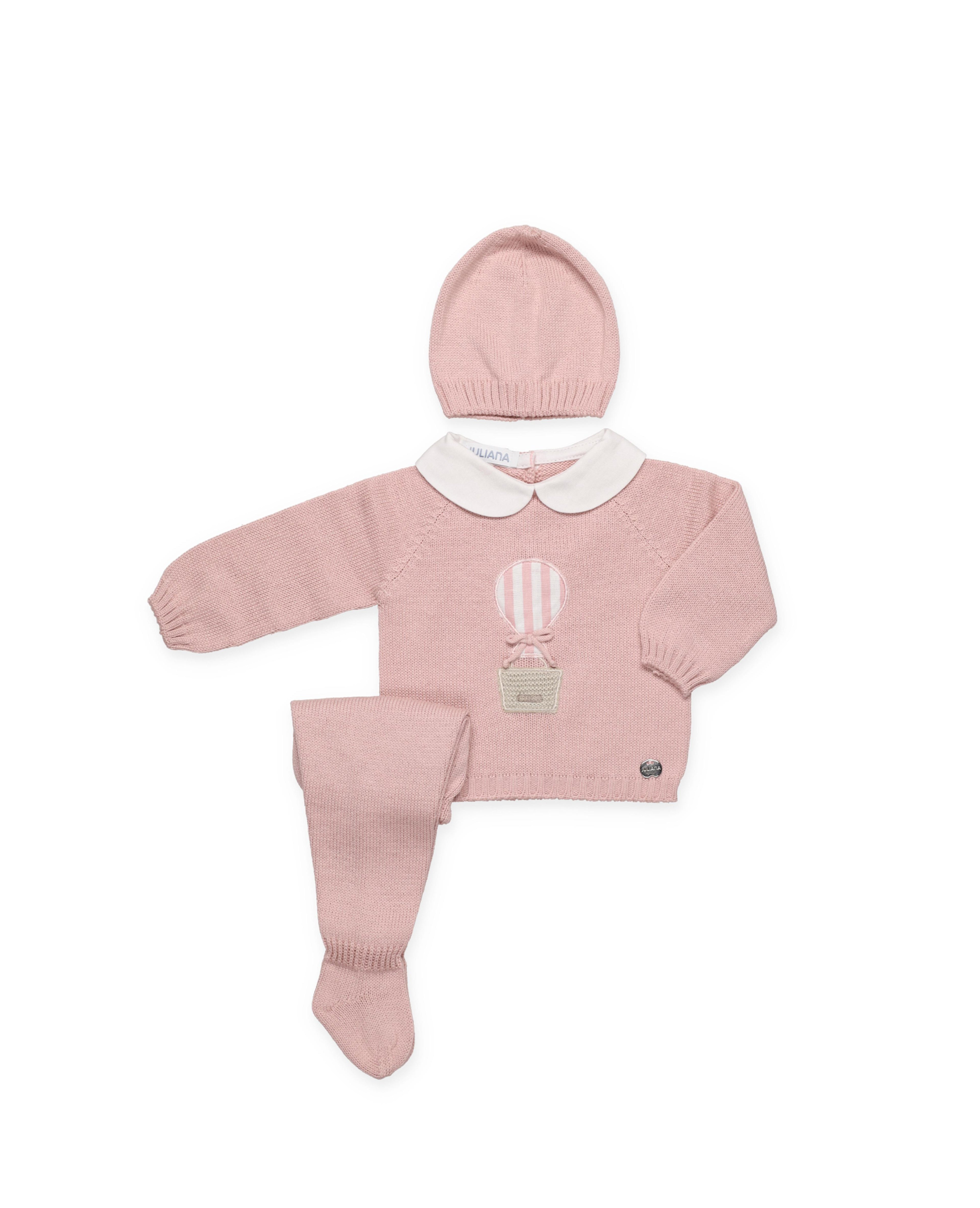 CONJUNTO 3.P BORDADO GLOBO