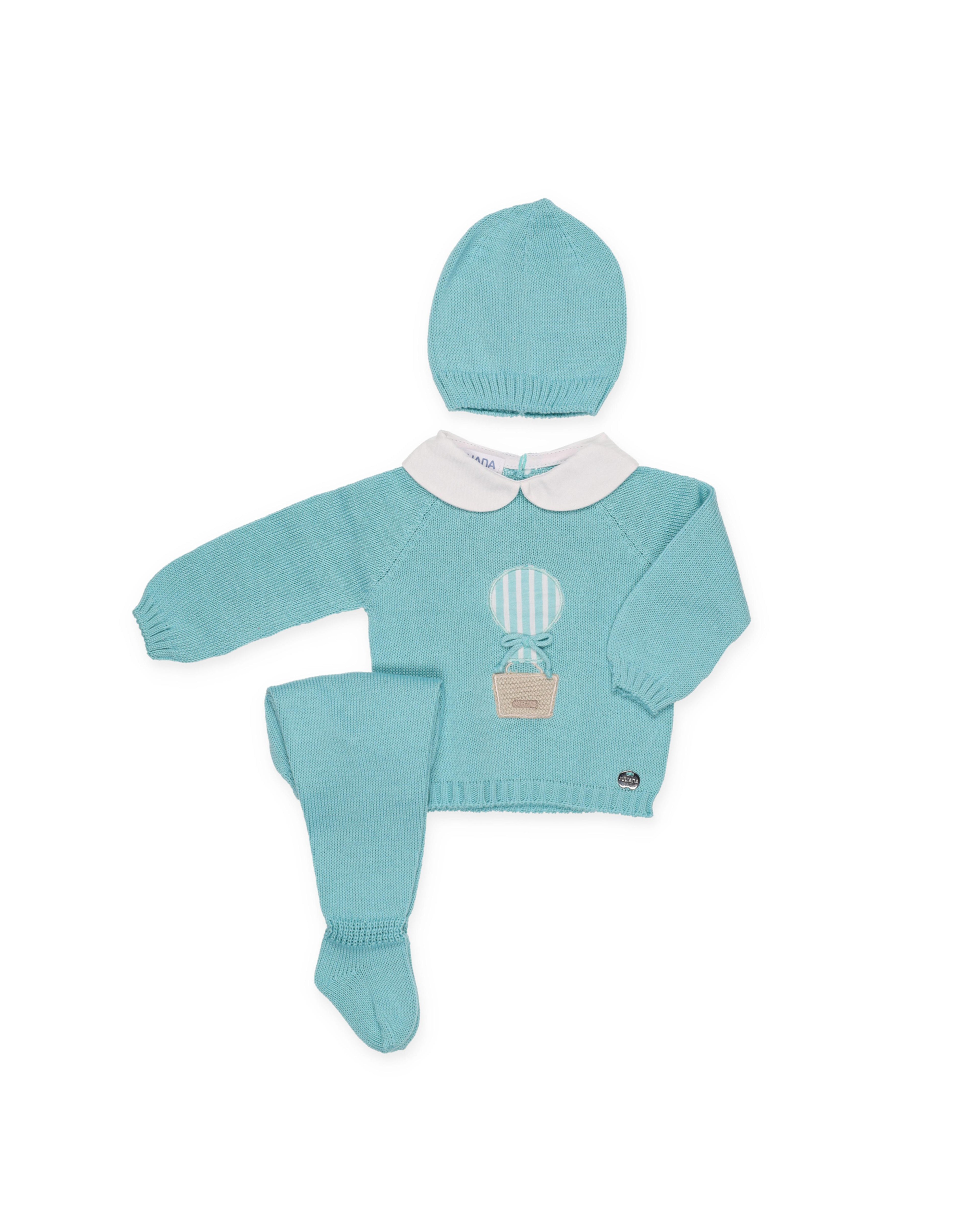 CONJUNTO 3.P BORDADO GLOBO