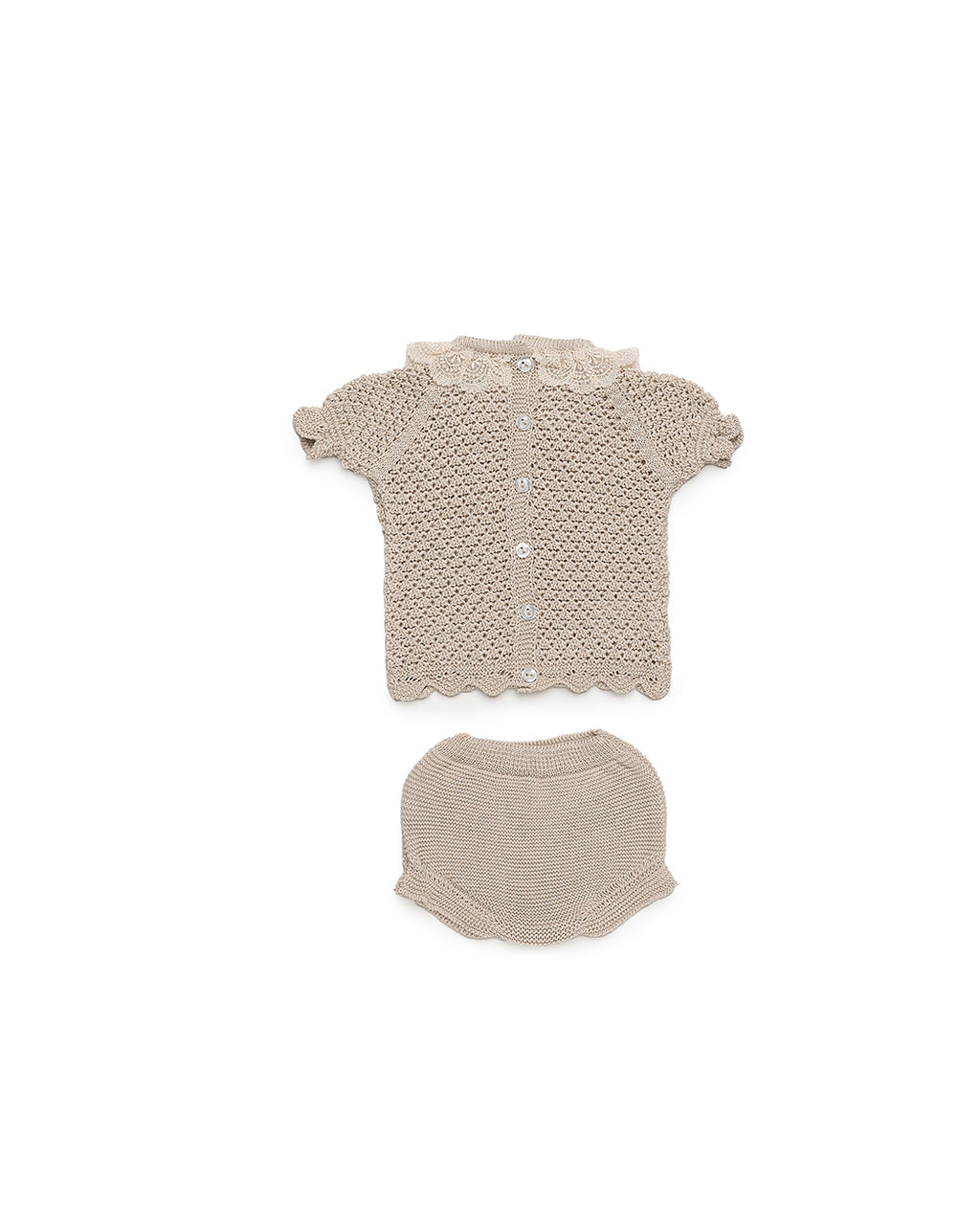 CONJUNTO BRAGA PUNTO CALADO PUNTILLA