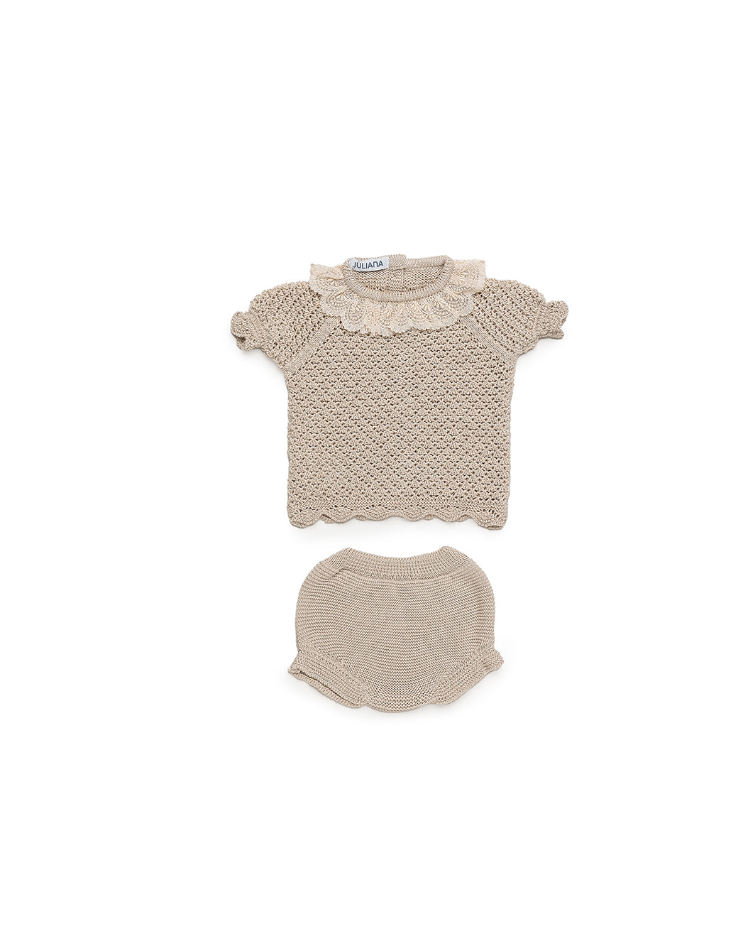 CONJUNTO BRAGA PUNTO CALADO PUNTILLA