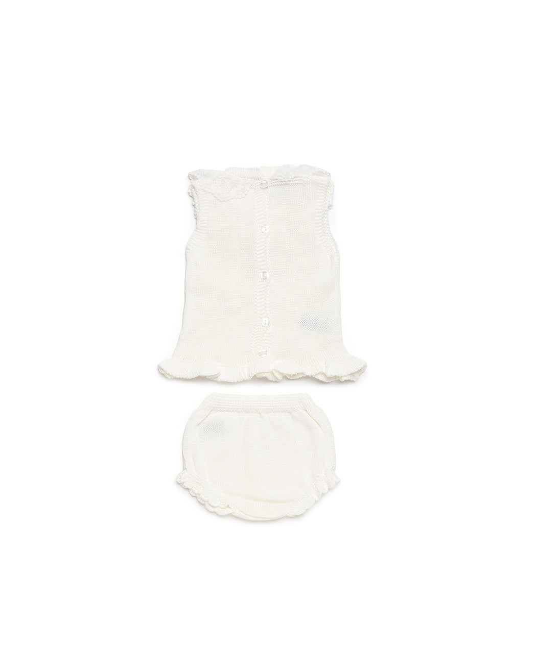 CONJUNTO BRAGA PUNTO ROMBOS CALADOS